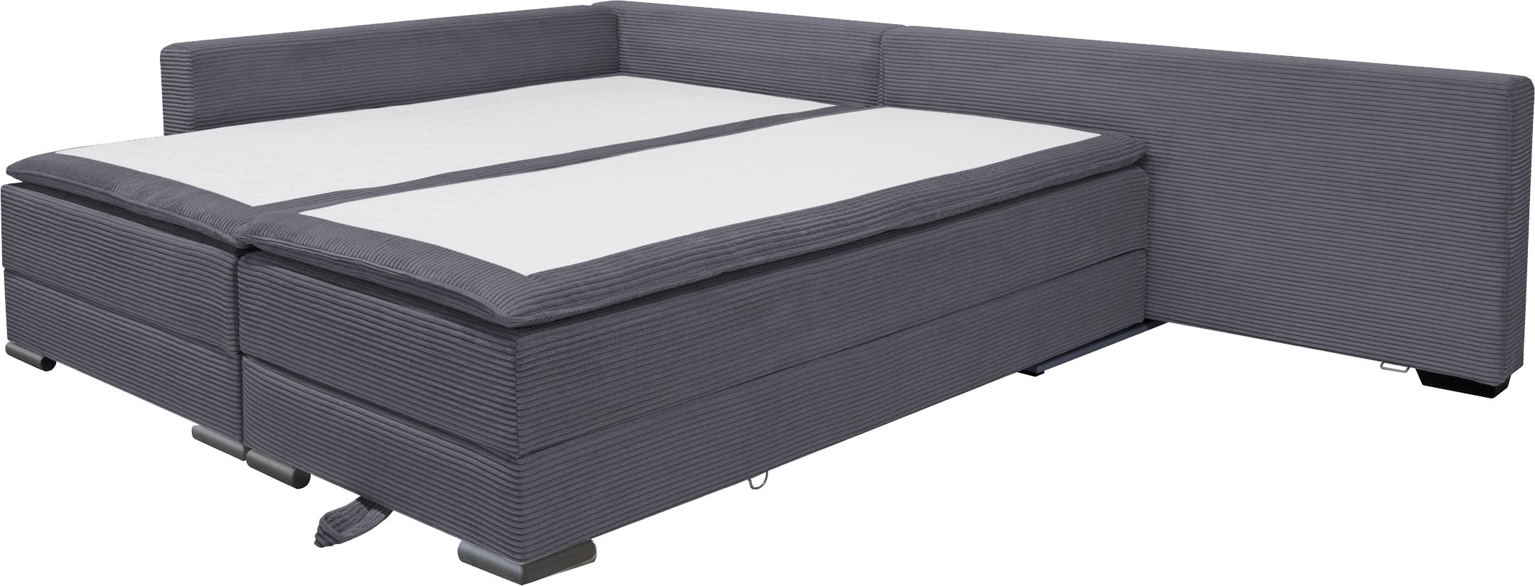 INOSIGN Ecksofa, inklusive Bettfunktion und Bettkasten