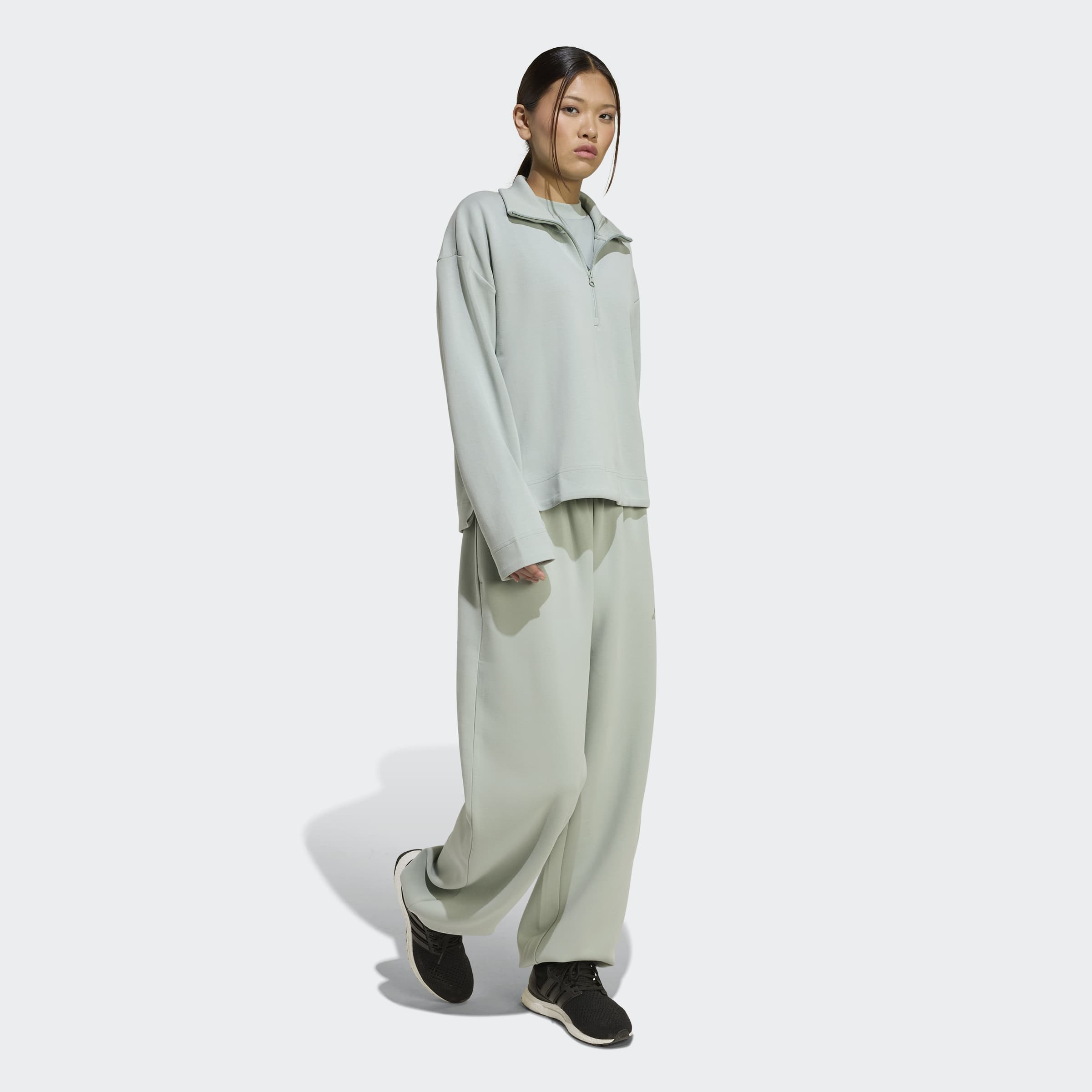 adidas Sportswear Sweatjacke »SOFT LUX, REISSVERSCHLUSS BIS ZUR BRUST«