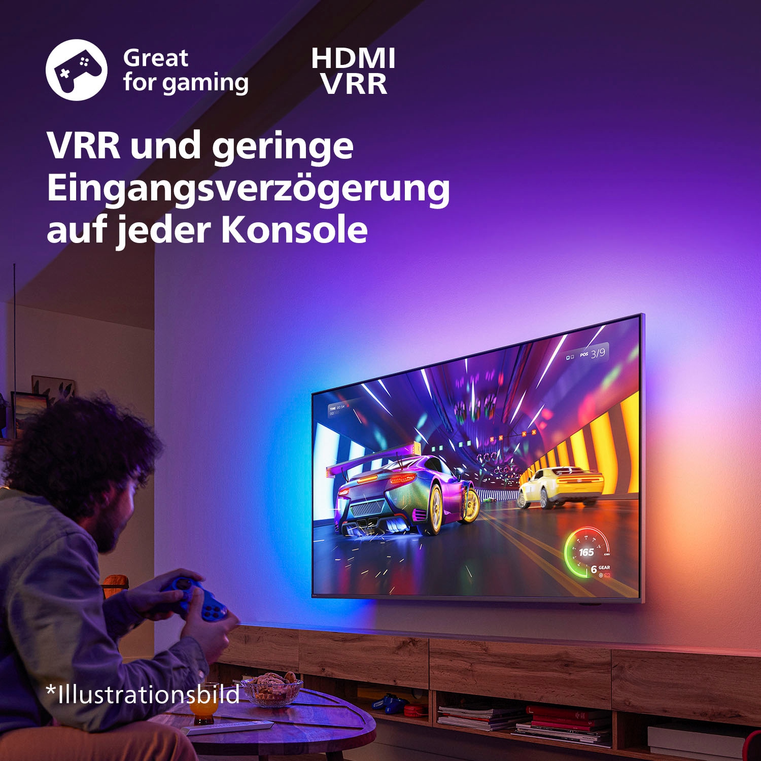 Philips LED-Fernseher »55PUS8349/12«, 4K Ultra HD, Smart-TV, WLAN, Dolby Atmos Sound, Ambilight (3-seitig)