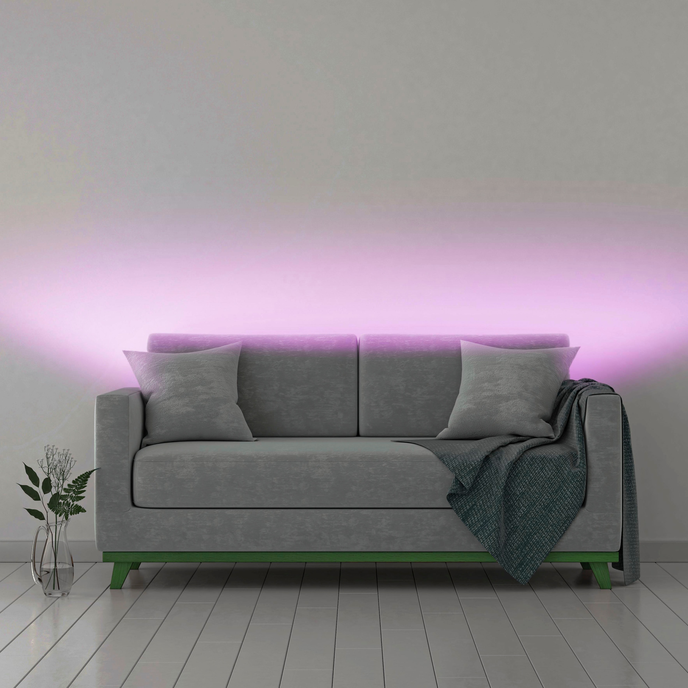 näve LED-Streifen »Stripe«, 1 St.-flammig, LED Stripe RGB, Tuya, Bluetooth, 5m, Fernbedienung, IP20, Dimmbar,19W