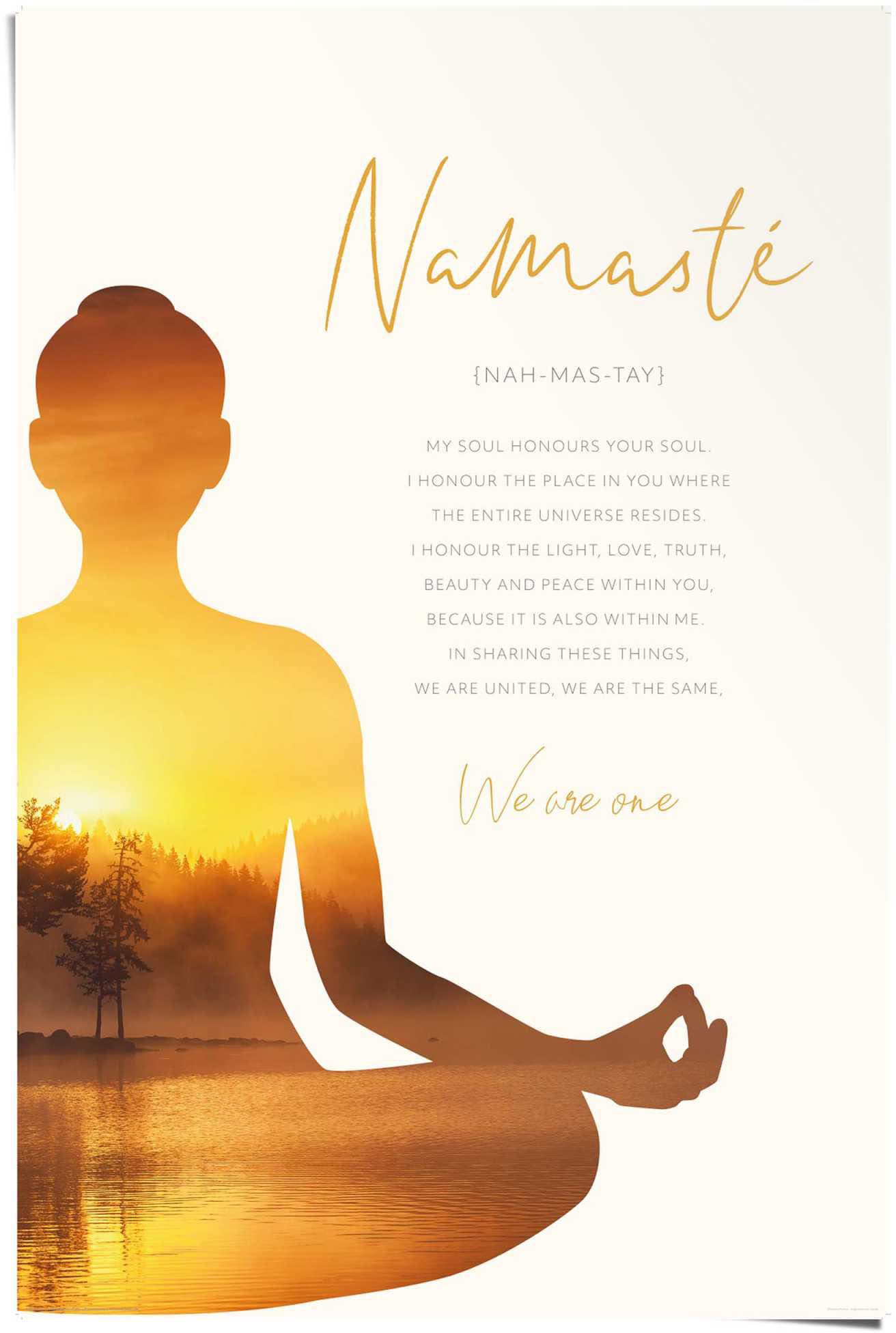 Poster »Namasté«