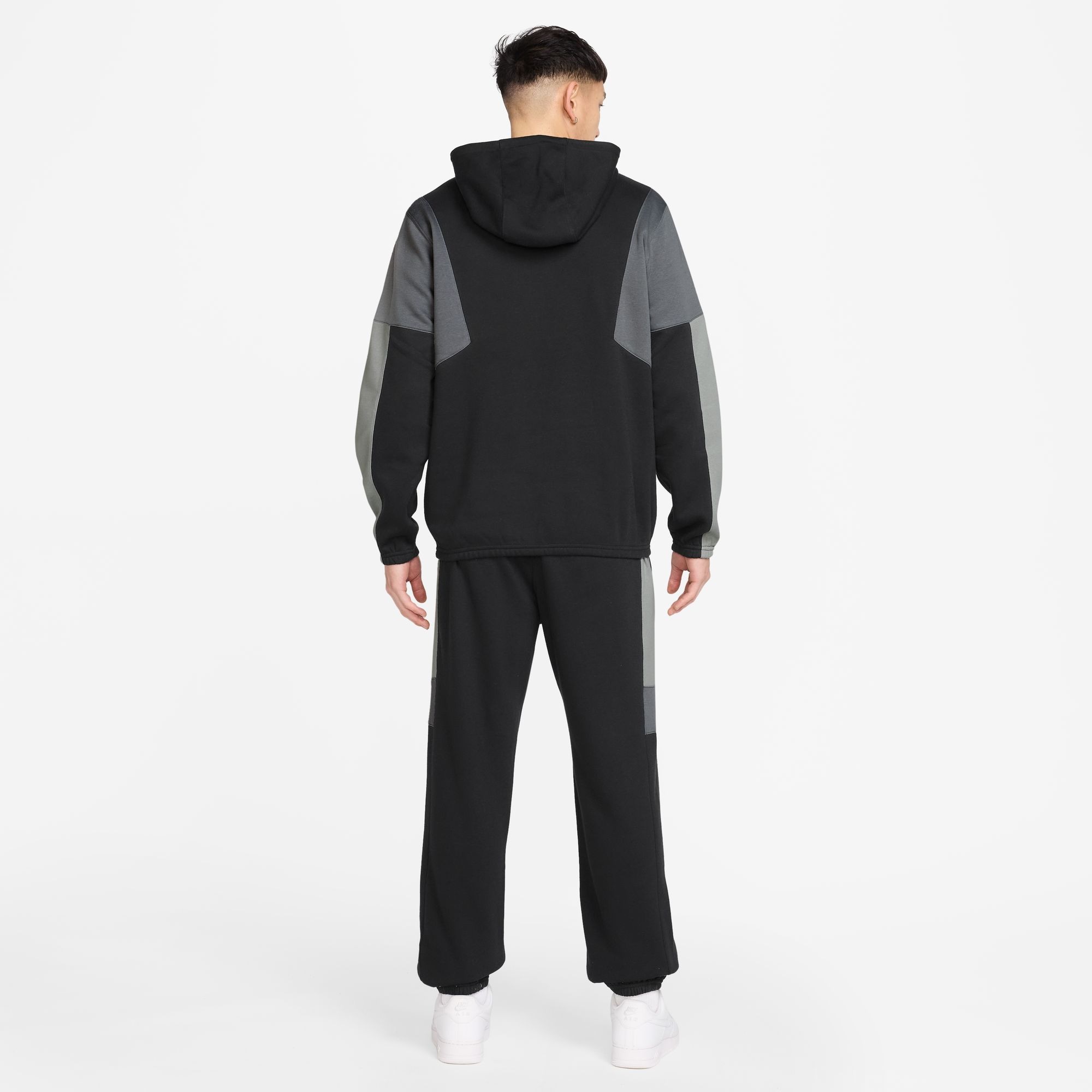 Nike Sportswear Trainingsanzug »M NK CLUB FLEECE HDED TRACK GX« mit durchgehendem Reißverschluss, aus Baumwolle und Polyester