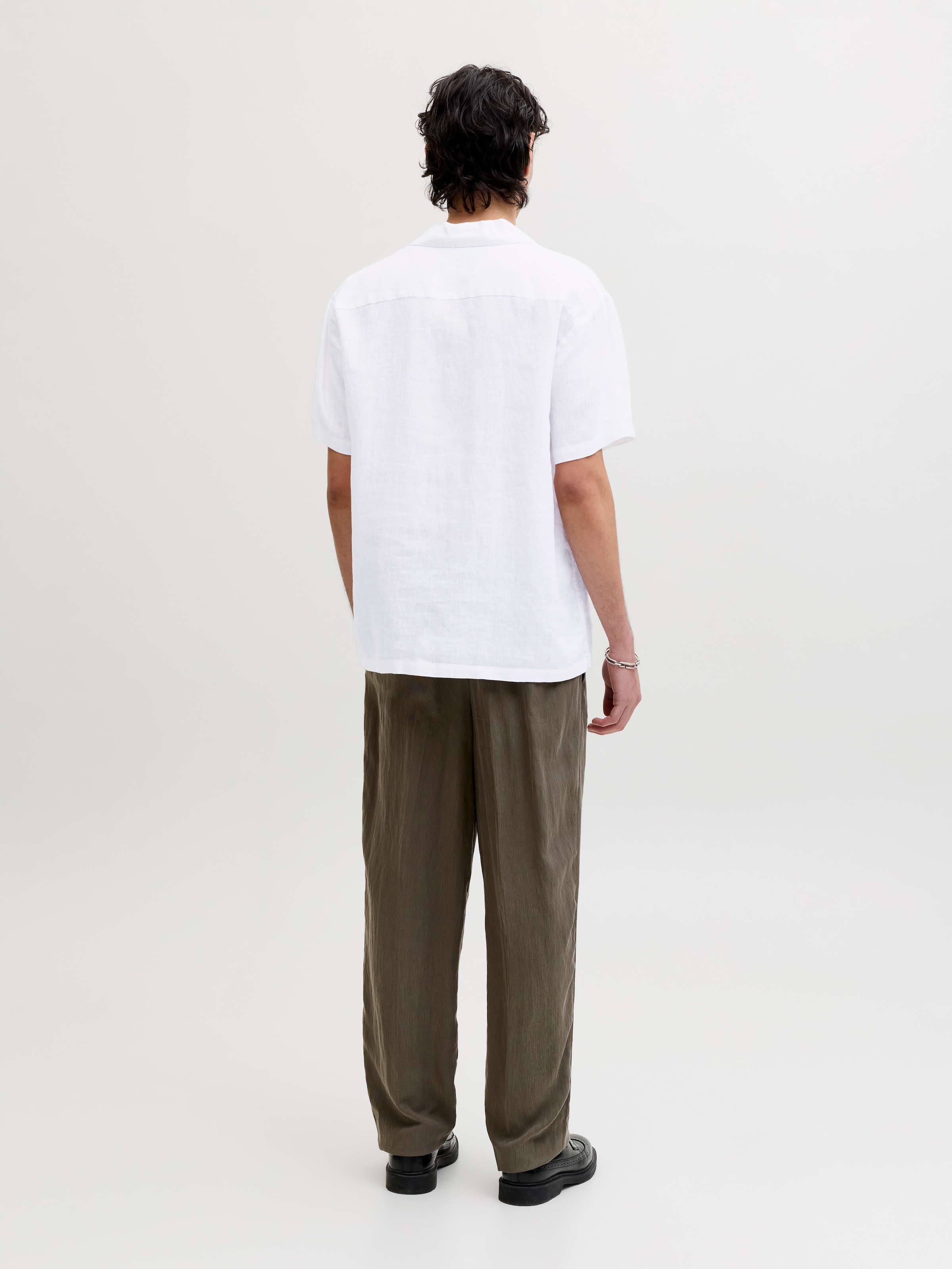 Jack & Jones Leinenhemd »JPRBLALAWRENCE LINEN RESORT S/S SHIRT SN« Leinen, relaxed fit