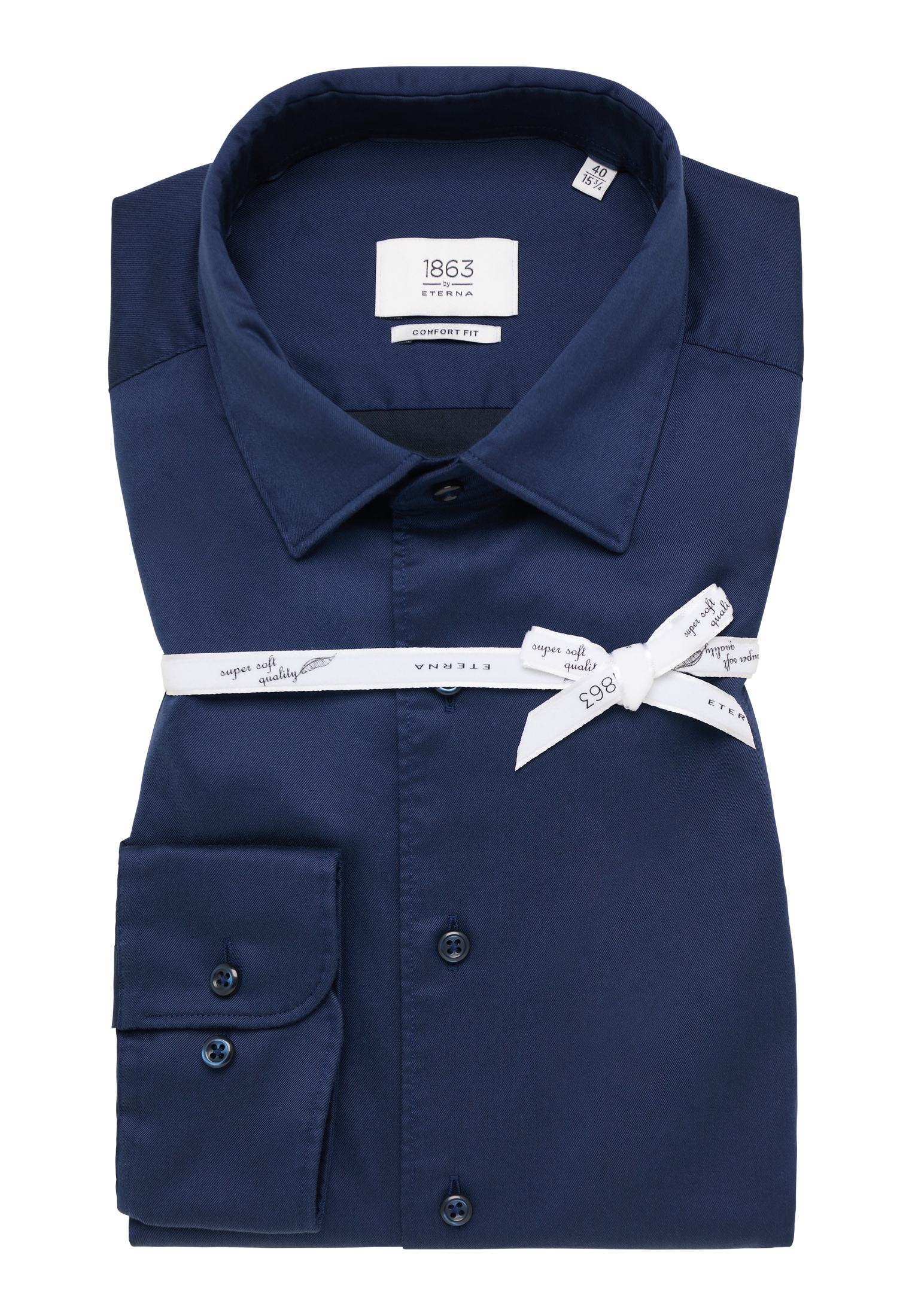Eterna Langarmhemd »COMFORT FIT« EASY IRON (bügelleicht)