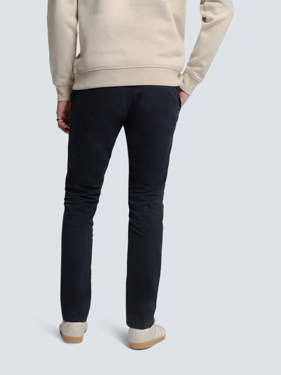 NO EXCESS Chinohose, mit Garmend-Dyed-Finish