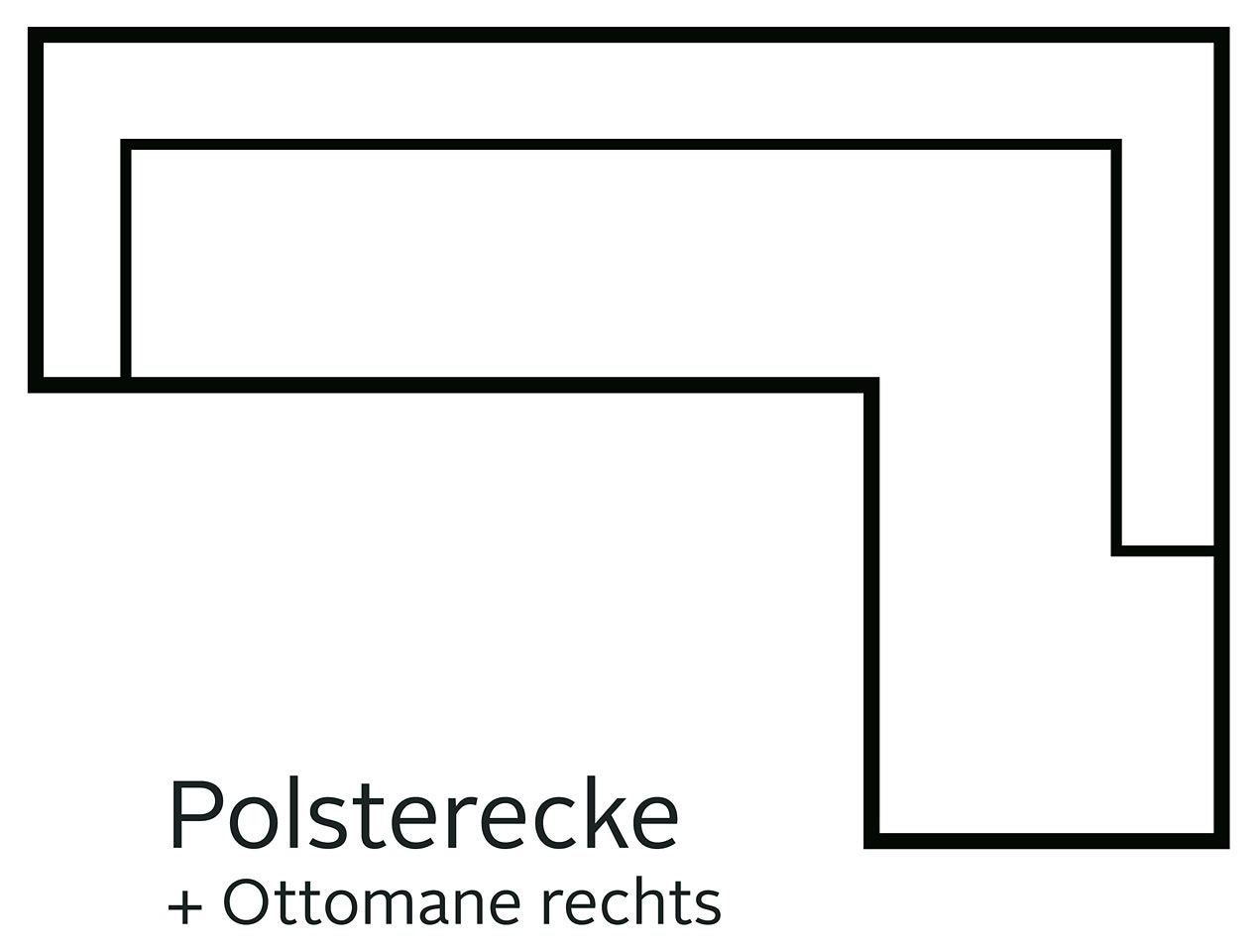 COTTA Ecksofa »Leandra L-Form« wahlweise mit Schlaffunktion & Bettkasten