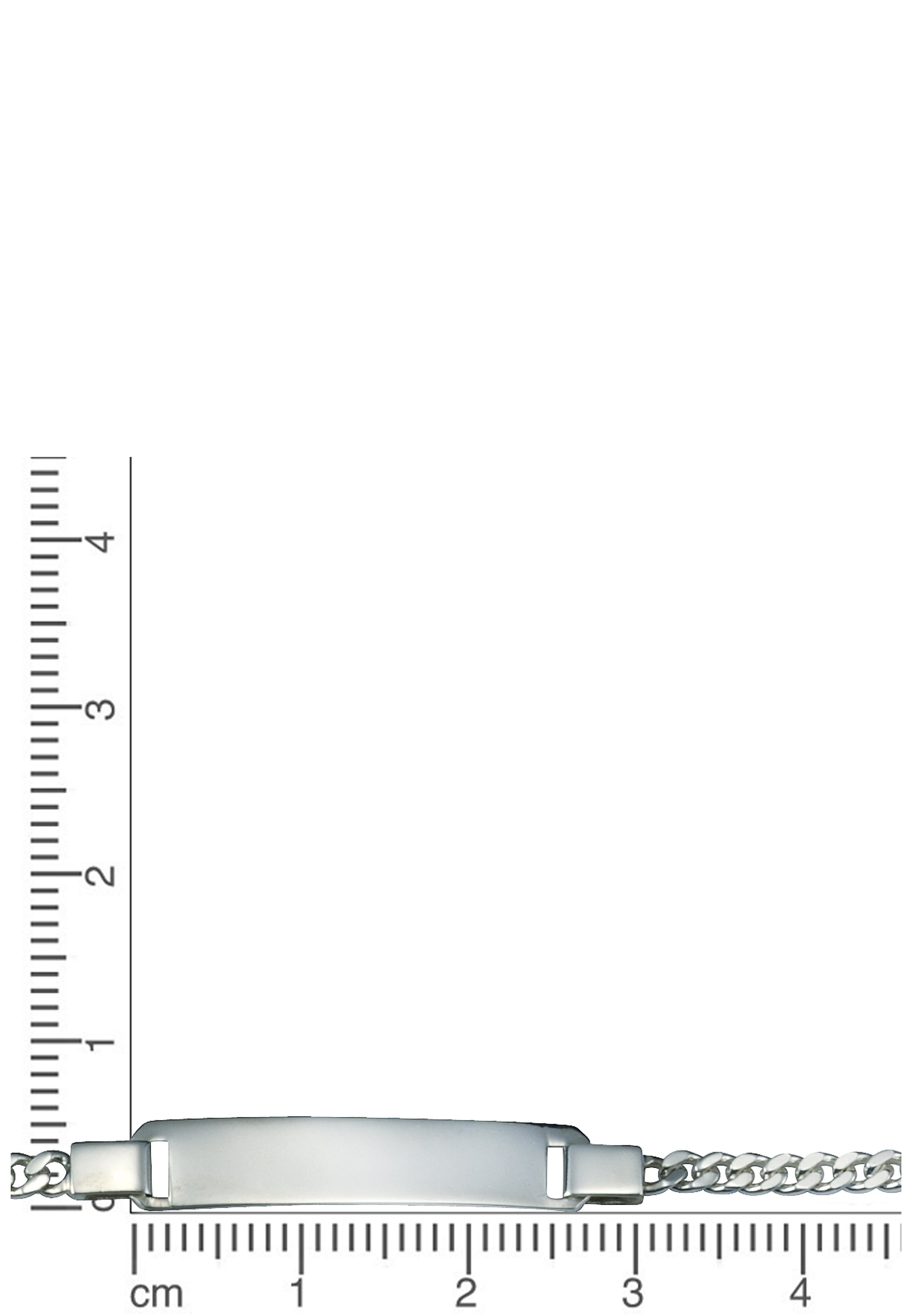 Firetti Armband »Schmuck Geschenk Silber 925 Armkette ID-Platte  Panzerkette«, zu Hoodie, Shirt, Jeans, Sneaker! Anlass Geburtstag  Weihnachten bestellen bei OTTO