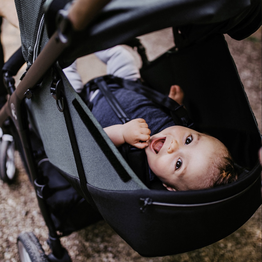 Gesslein Kinder-Buggy »Smiloo Happy +, schwarz/cognac, schwarz«