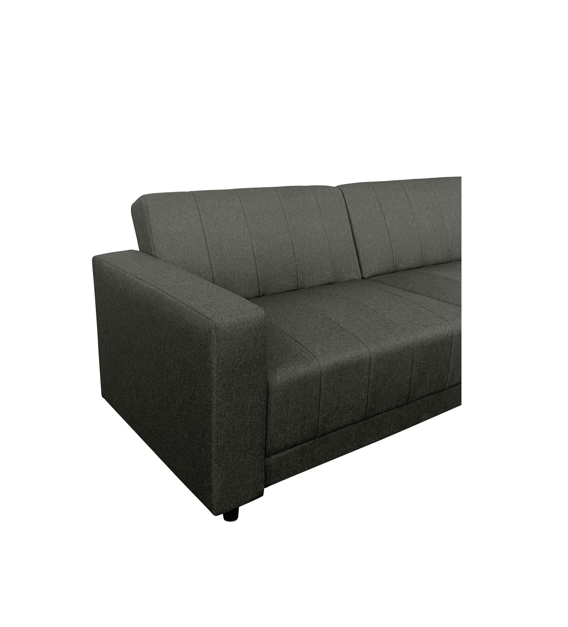 Dorel Home 3-Sitzer »Allie II Schlafsofa 225 cm«, Bett-Funktion (108/190cm), Rückenlehne 2-teilig, mit Steppung