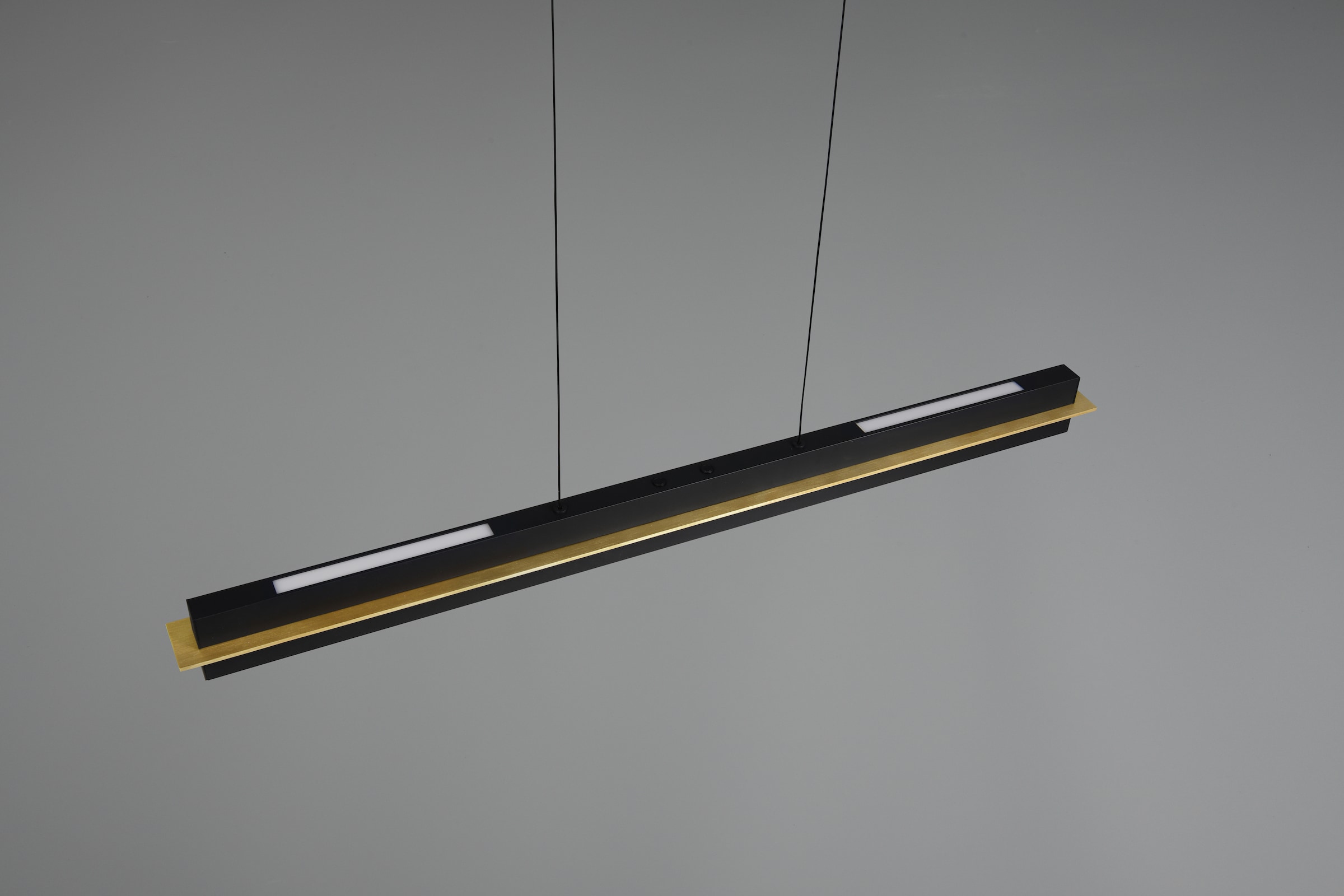 TRIO Leuchten LED Pendelleuchte »EMERSON, LED Hängeleuchte höhenverstellbar, 4-Stufen Touch Dimmer« LED-Board 1 Stk. Farbwechsler | warmweiß - kaltweiß Lichtfarbe einstellbar 2700-5000K warm- bis kaltweiß, Höhe max 150 cm