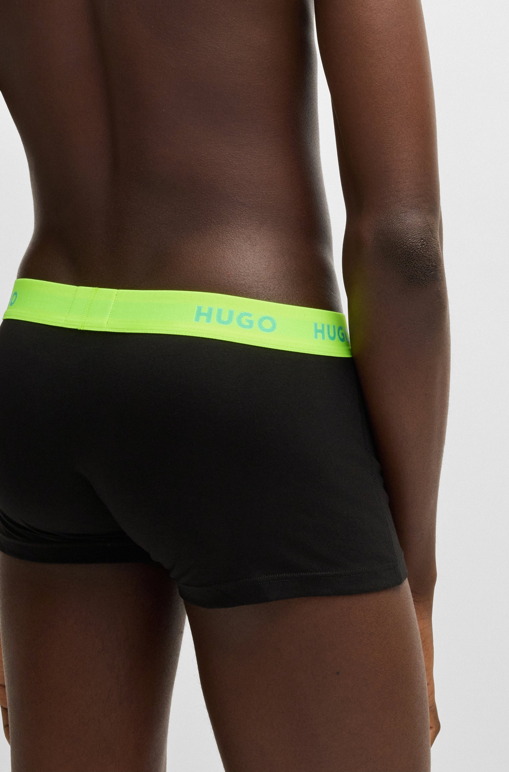 HUGO Underwear Trunk »TRUNK TRIPLET PACK«, (Packung, 3 St.), mit Logoschriftzug auf dem Bund