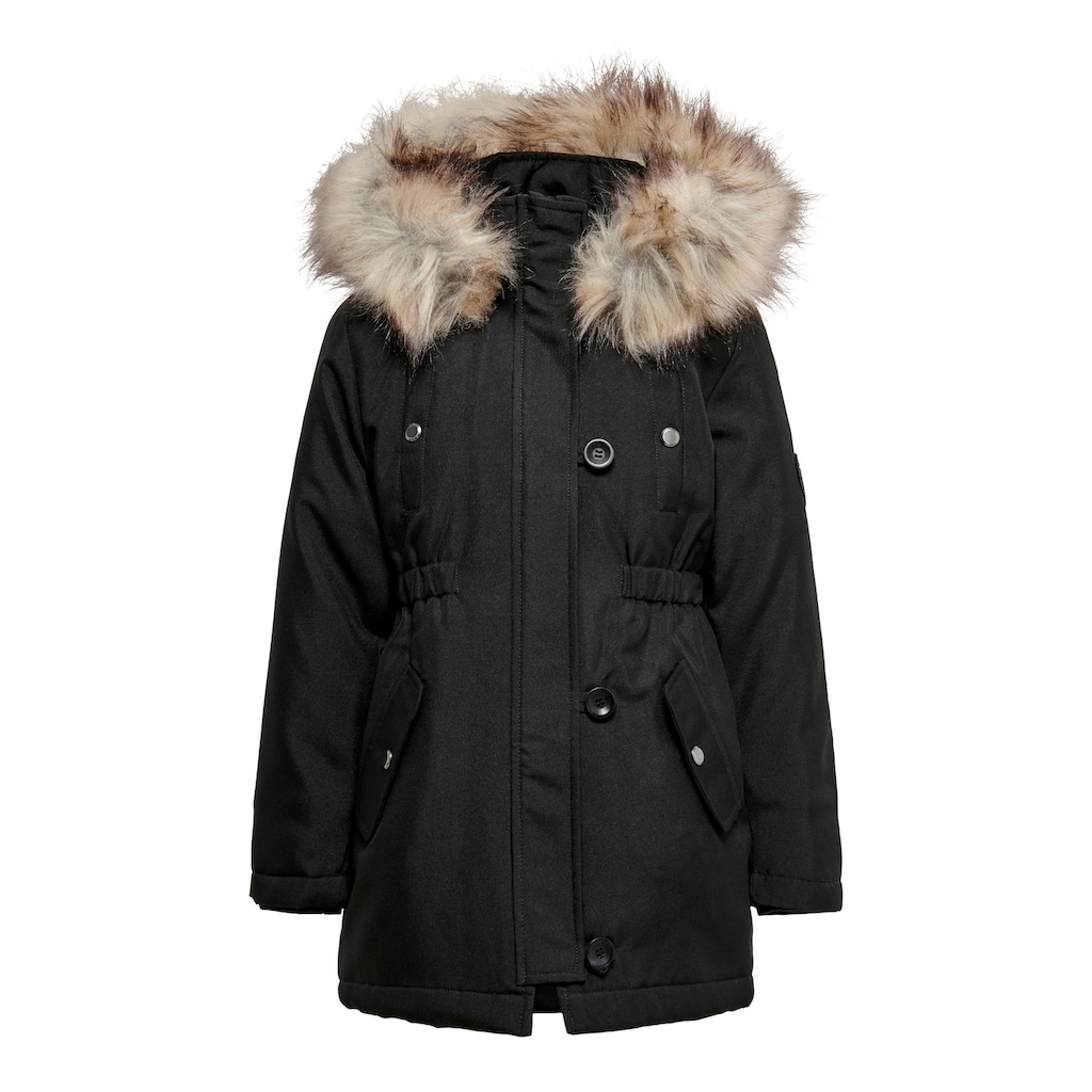 KIDS ONLY Winterjacke »KOGIRIS FUR PARKA OTW«, mit Kapuze