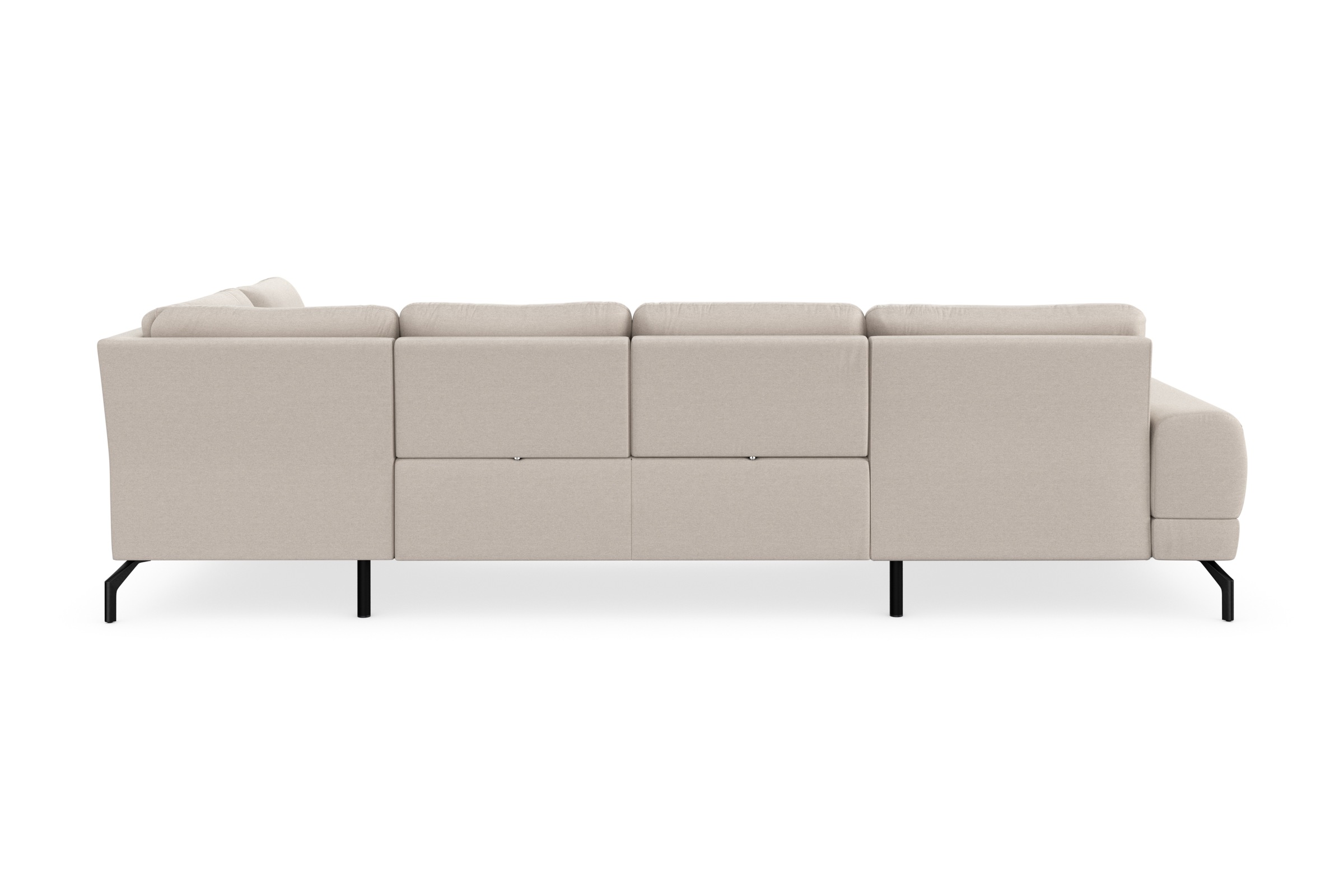 sit&more Wohnlandschaft »Cinturo U-Form«, inklusive Sitztiefenverstellung und Federkern, Sitzhöhe 48 cm