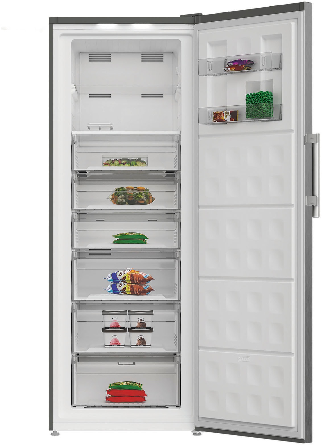 BAUKNECHT Gefrierschrank »GKN PI19170C«, 191,2 cm hoch, 70 cm breit