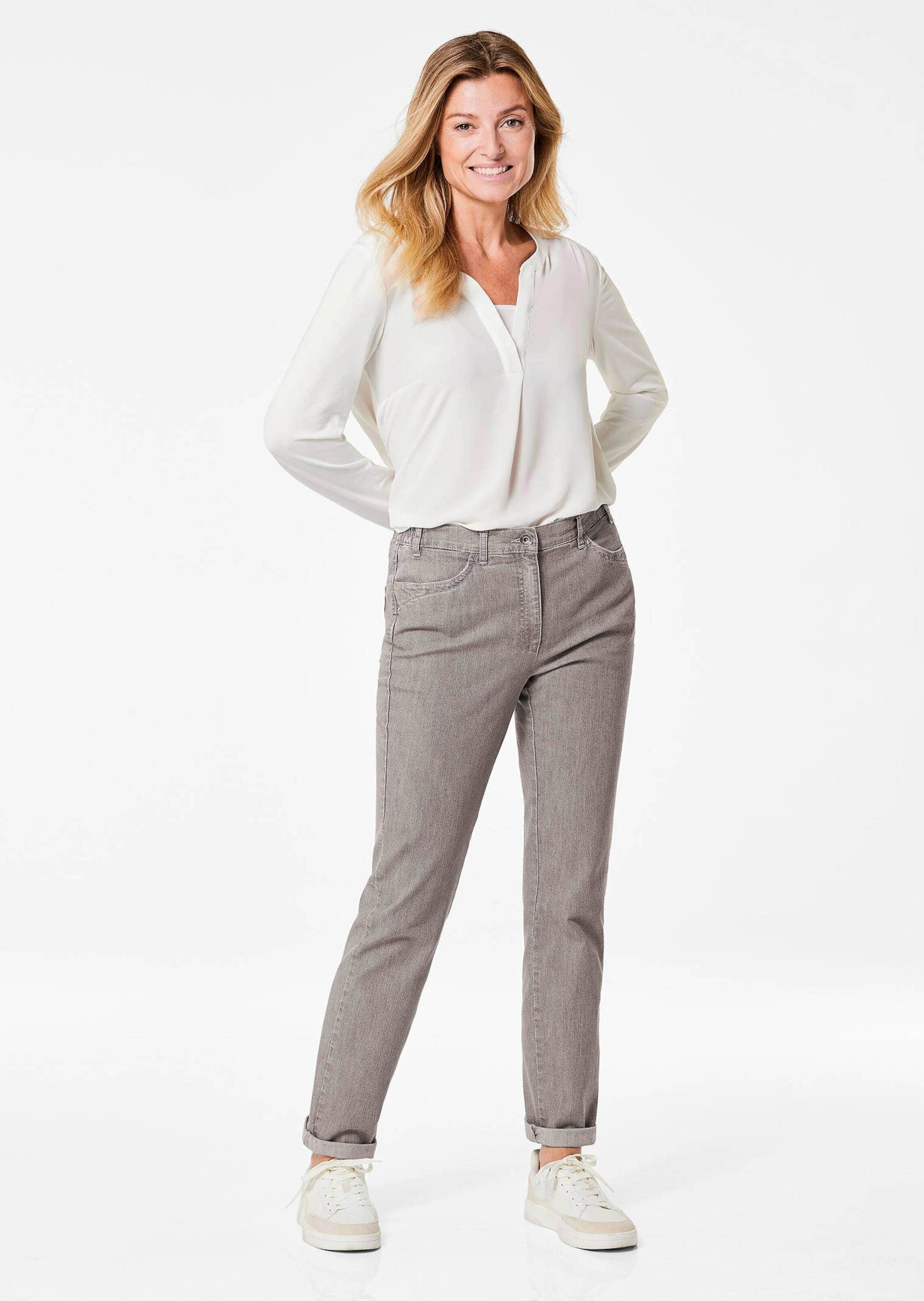 GOLDNER Stretch-Jeans »Kurzgröße Denimhose mit Stretchkomfort« Ohne