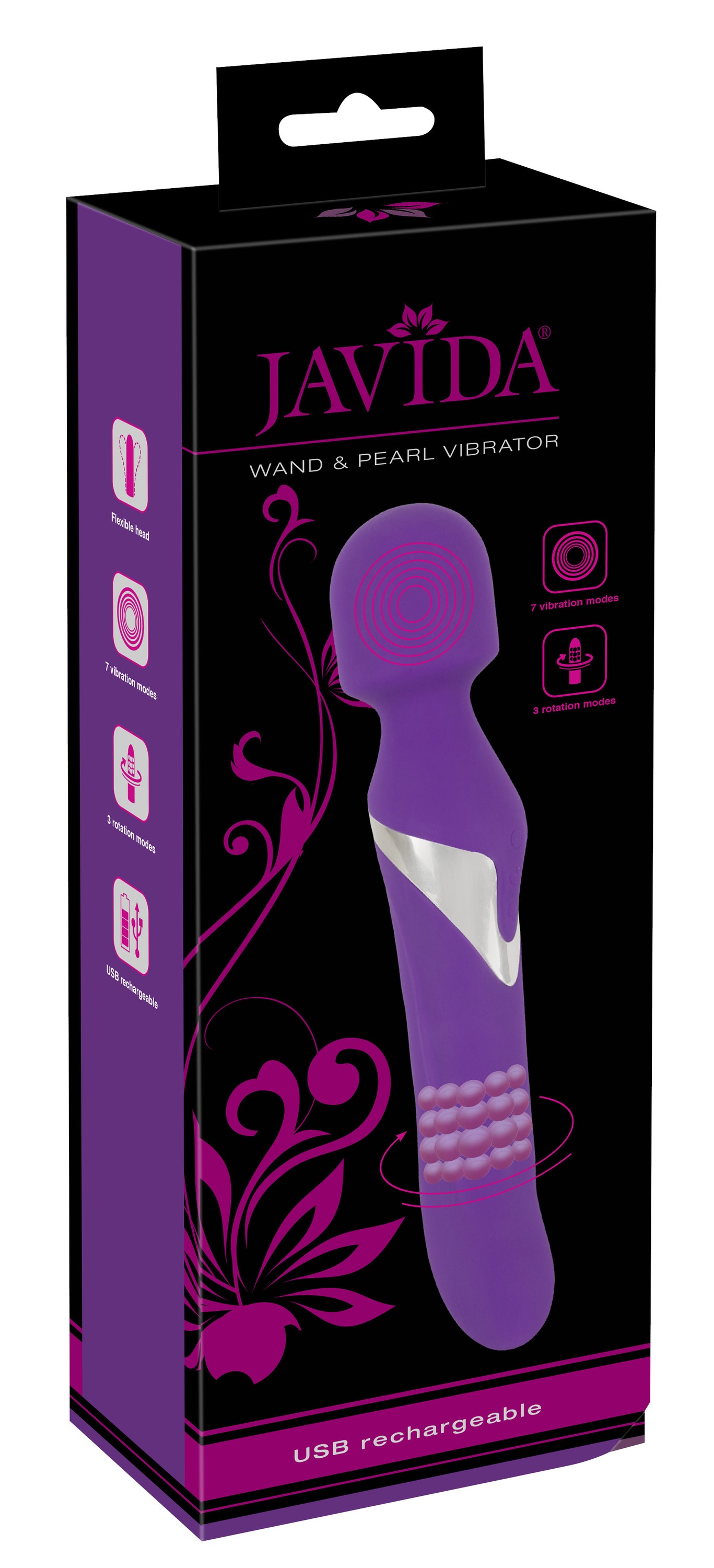 Javida Vibrator »Massagestab Wand & Pearl Vibrator«