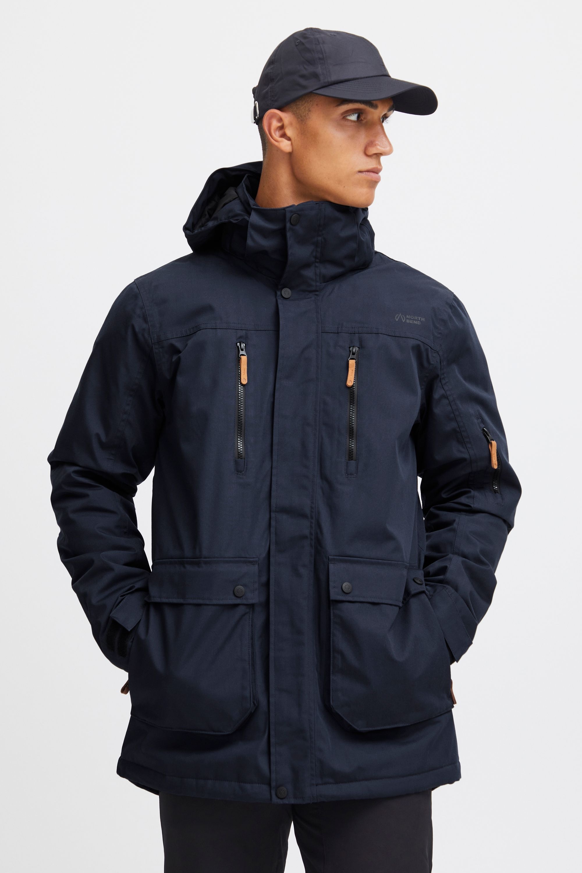 North Bend Outdoorjacke »Outdoorjacke NBWan M W-PRO 10.000 mit wasserdichter Beschichtung«, mit Kapuze