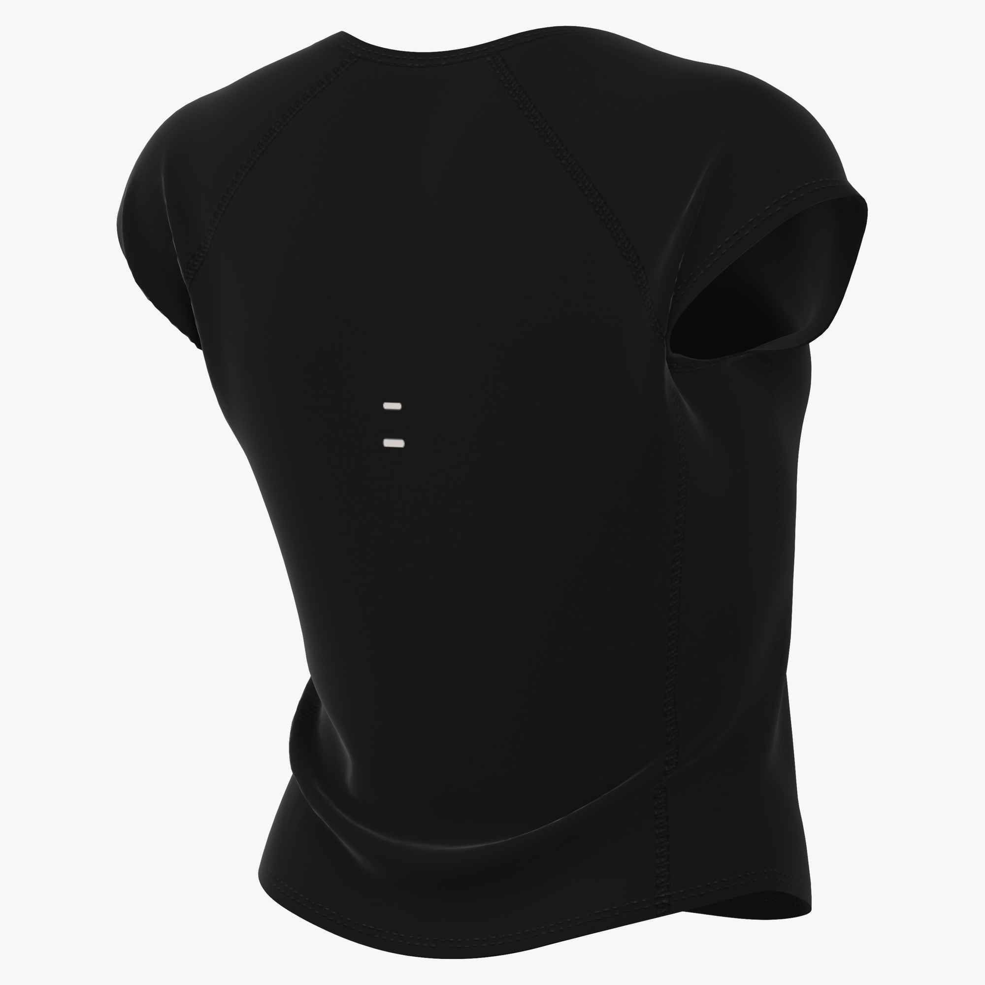 Nike Lauftop »W NK TEMPO SWOOSH RUN DF SS« mit Rundhalsausschnitt, normale Länge, ohne Verschluss, aus Polyester