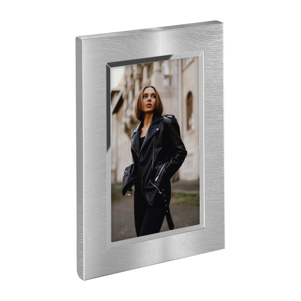 Hama Portraitrahmen »Porträtrahmen 13x18 cm, silber, aufhängbar, aufstellbar«, für 1 Bilder