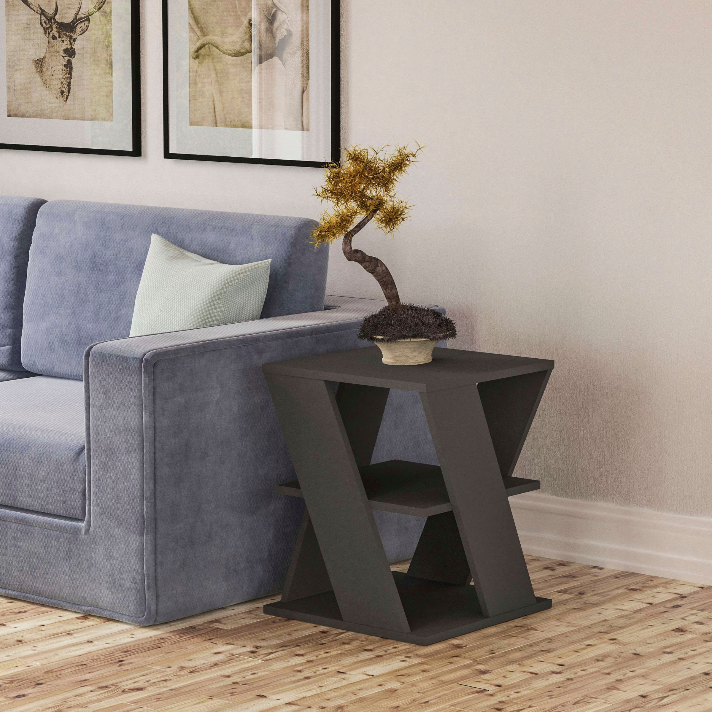 Decortie Beistelltisch »CYCLO COUCHTISCH«, (Packung, 1 St.), Leichte Montage, Lagerung, Platzsparend