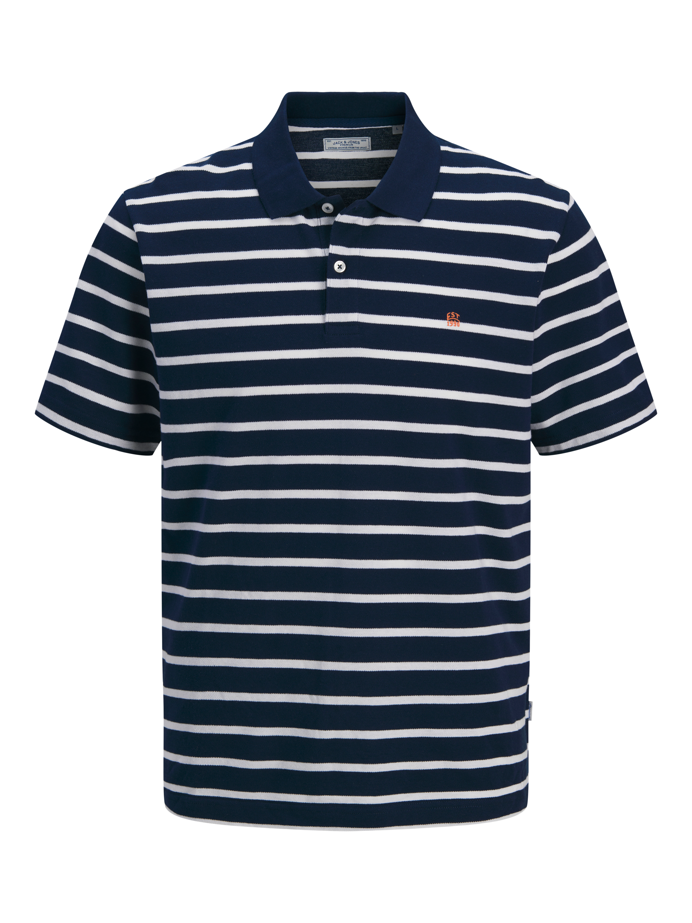 Jack & Jones Poloshirt »JPRBLUADAM SS STRIPED POLO« mit Streifen Muster