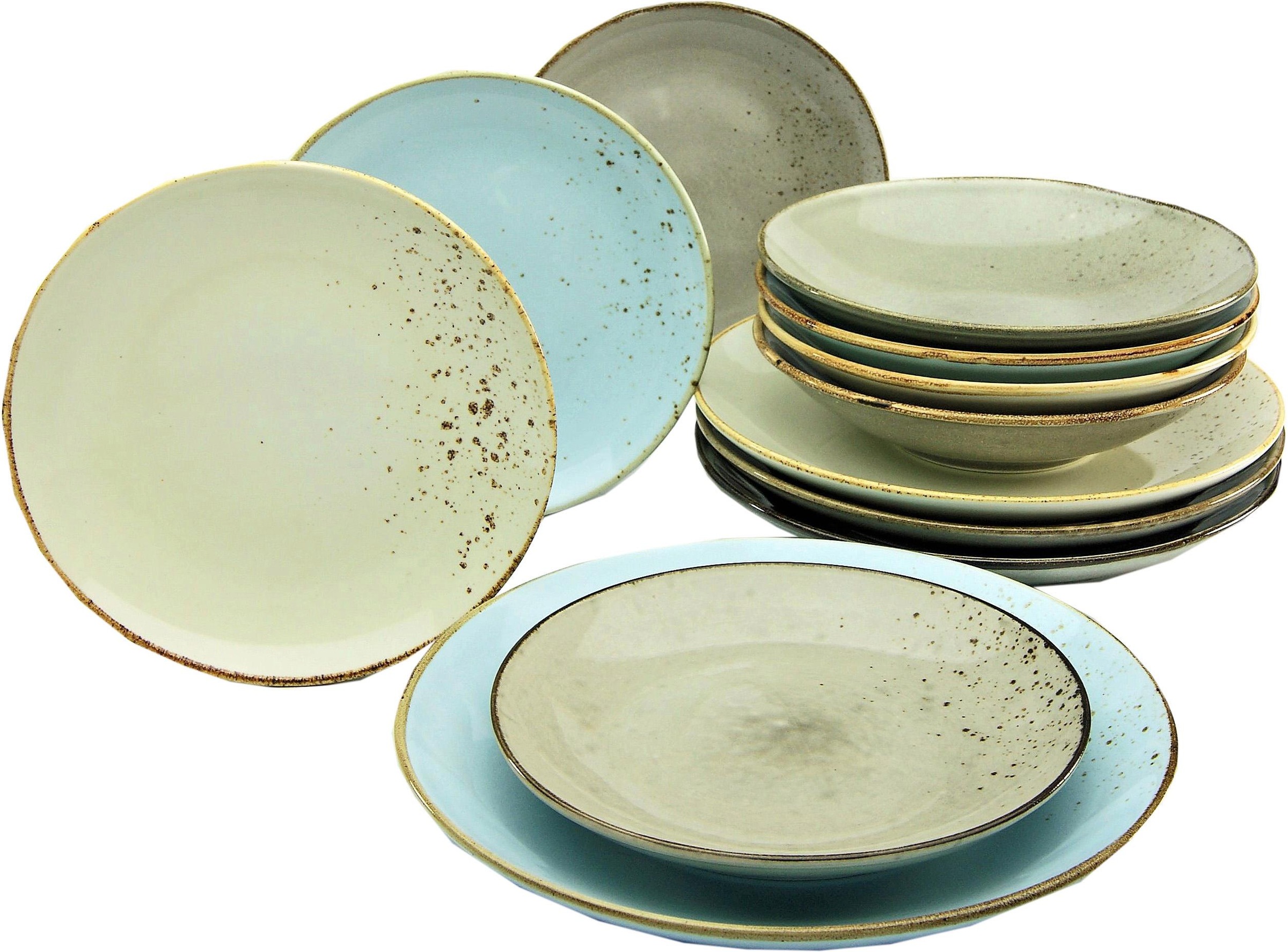 CreaTable Tafelservice »NATURE COLLECTION Scandic«, (12 tlg.)