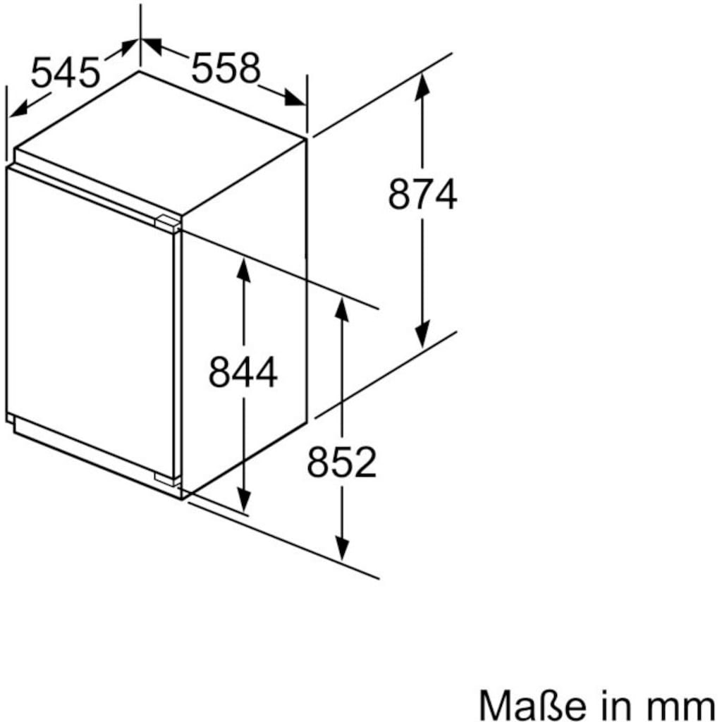 SIEMENS Einbaugefrierschrank »GI21VADE0«, iQ500, 87,4 cm hoch, 55,8 cm breit