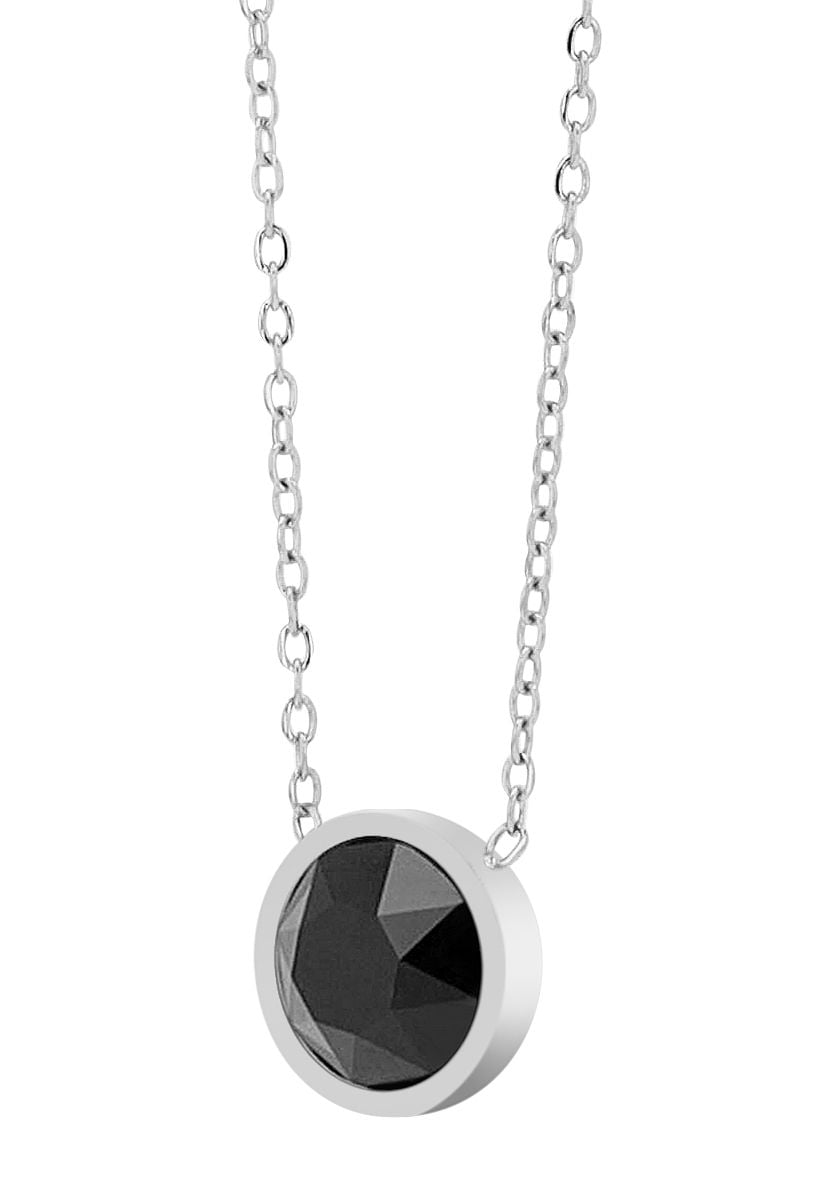 Adelia´s Gliederkette »Damen Halskette aus Edelstahl mit Kristall 43+5«