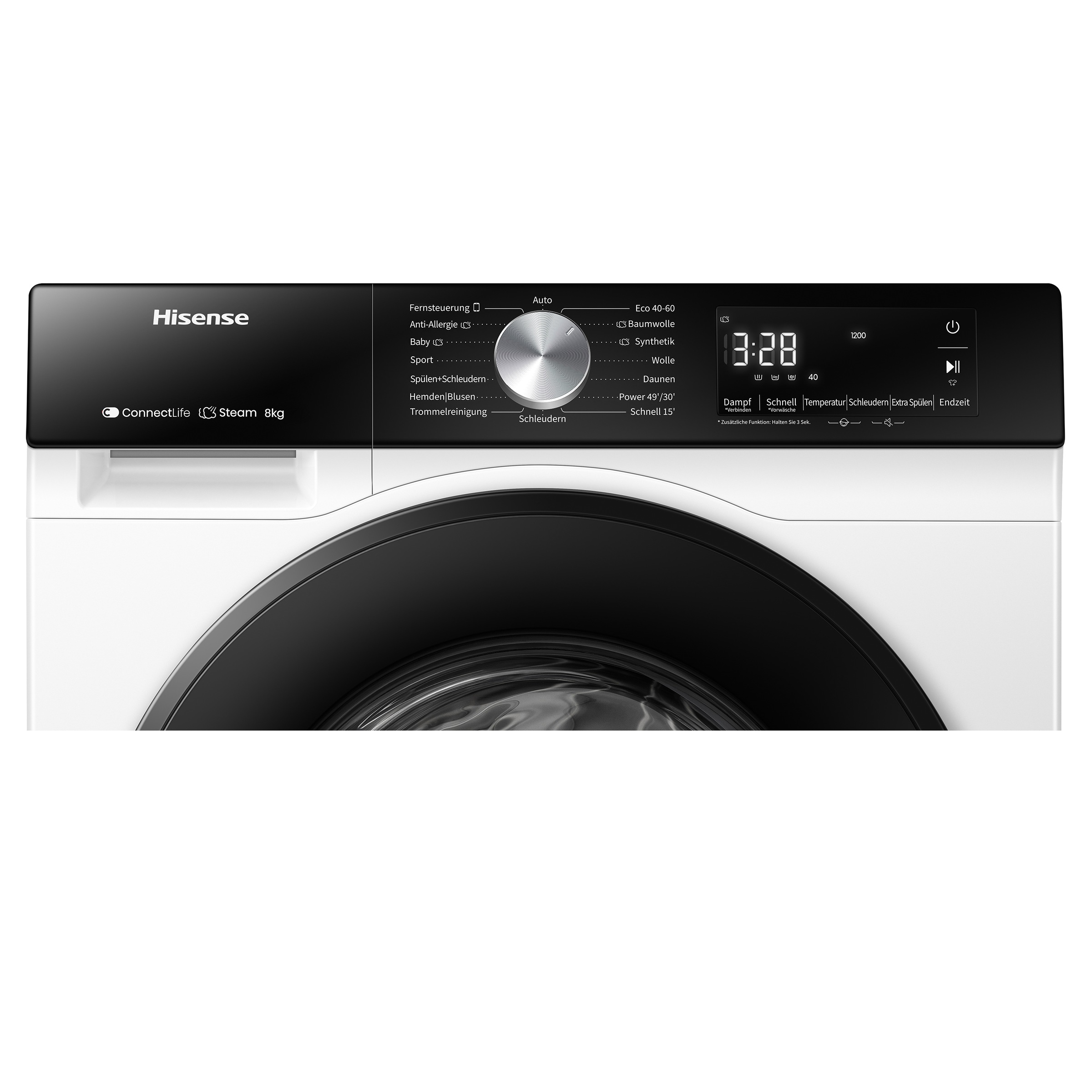 Hisense Waschmaschine »WF3S8043BW3«, 8 kg, 1400 U/min, Wifi-ConnectLife