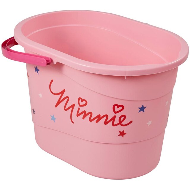 Keeeper Minnie Windeleimer mit Deckel und Tragegriff pink