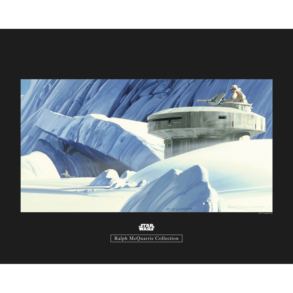 Komar Poster »Star Wars Classic RMQ Hoth Echo Base«, Star Wars, (1 St.)