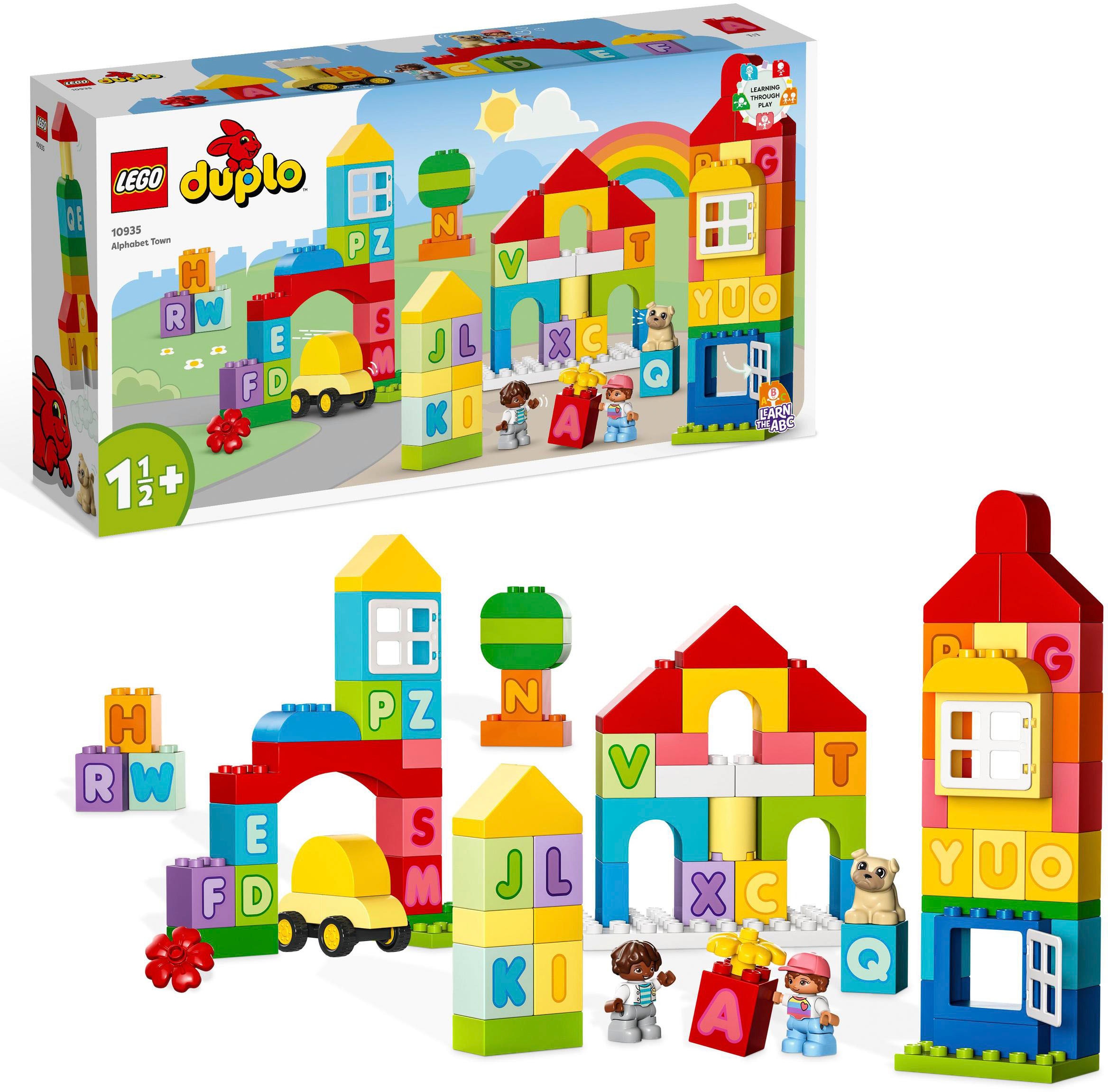 LEGO® Konstruktionsspielsteine »ABC-Stadt (10935), LEGO® DUPLO Classic«, (87 St.), Made in Europe