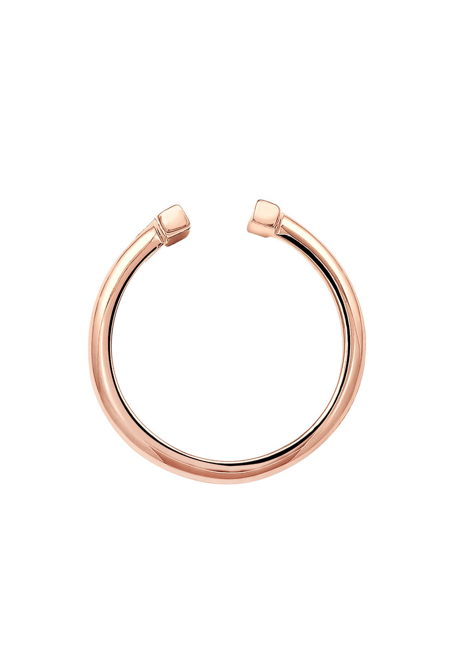 Elli Silberring »Ring Offen Verstellbar Geo Stab Minimal 925 Silber«