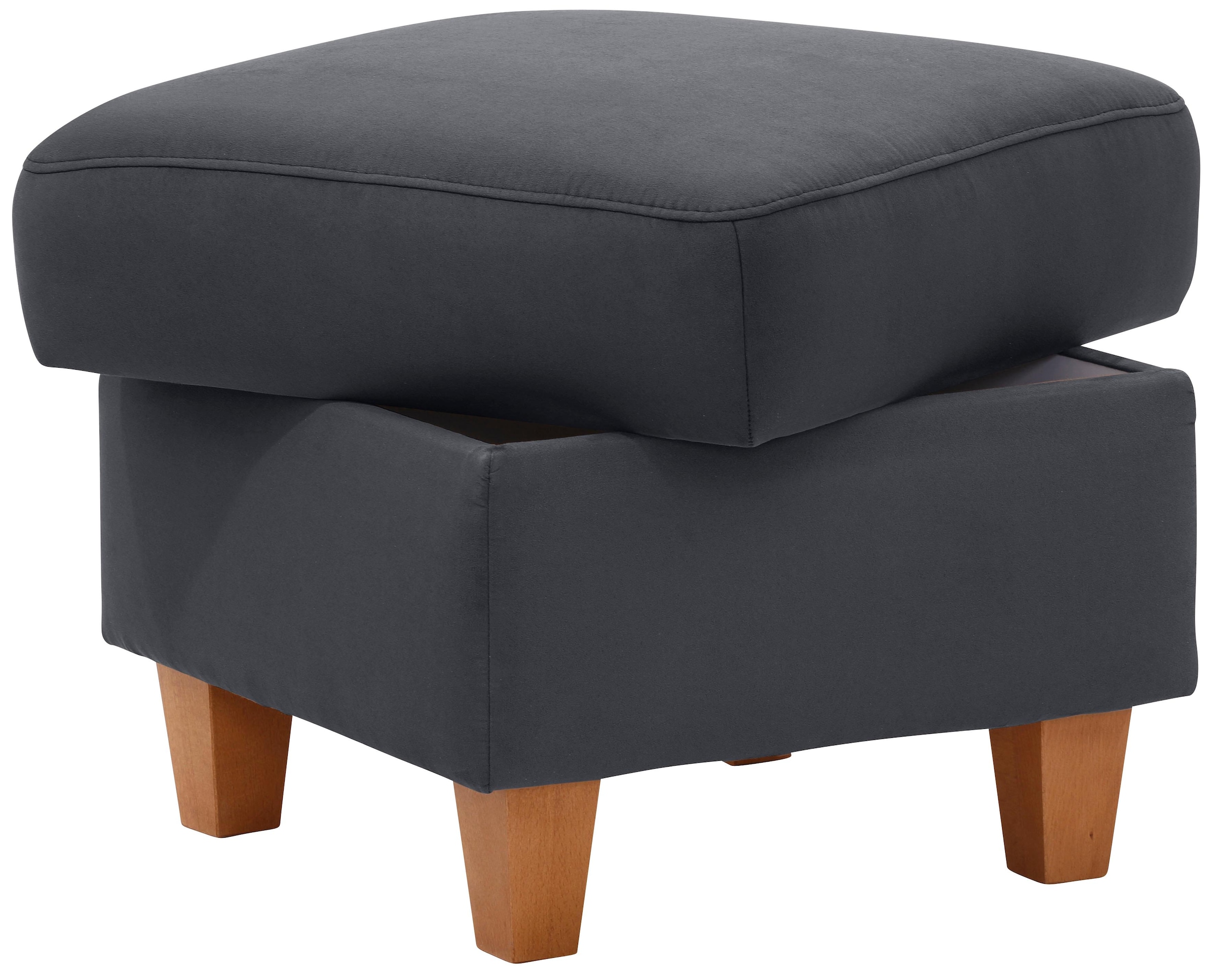 Home affaire Polsterhocker »Palmera, B: 58 cm« mit Stauraum, Federkern