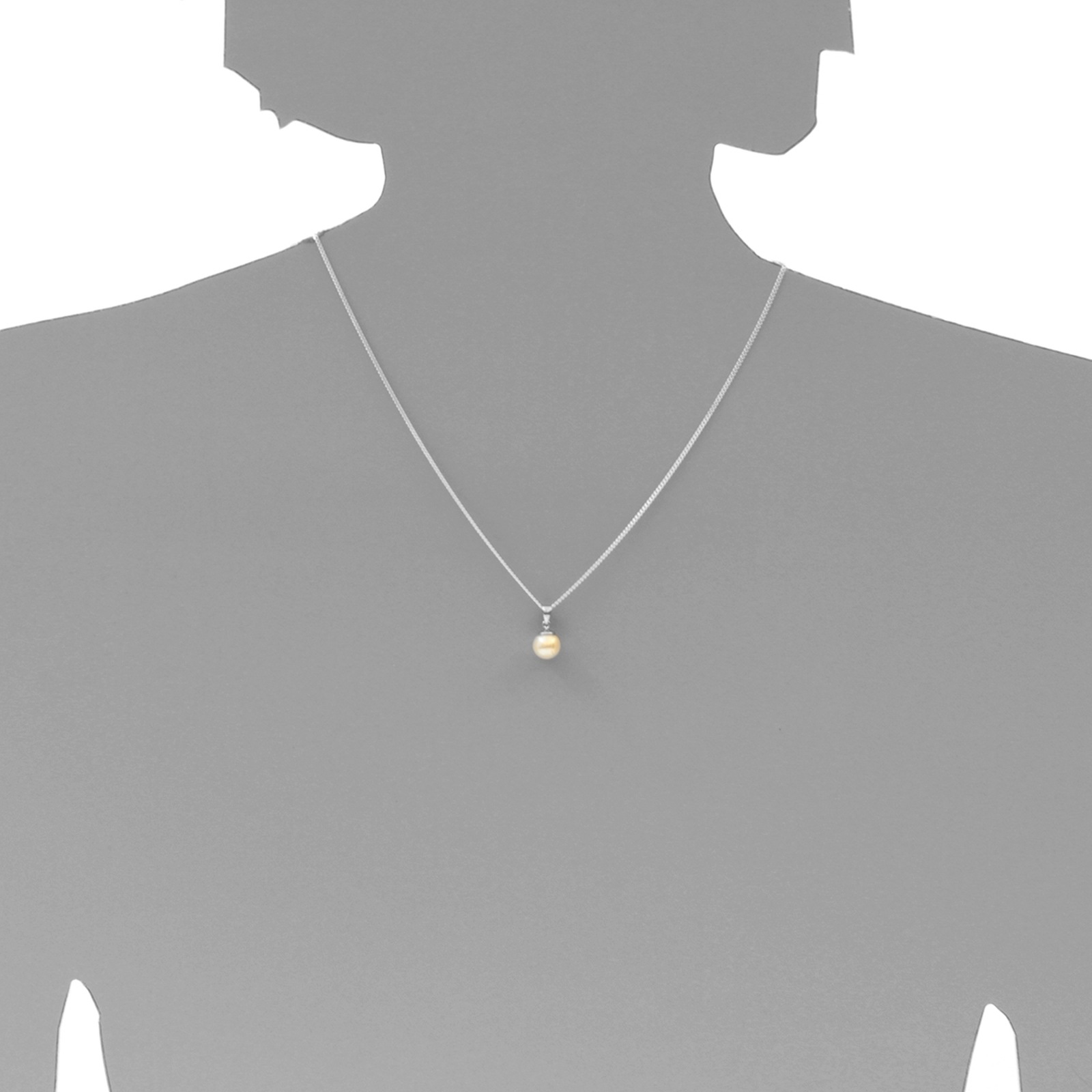 OSTSEE-SCHMUCK Kettenanhänger »- Ingrid 7 - Silber 925/000 - Zuchtperle«