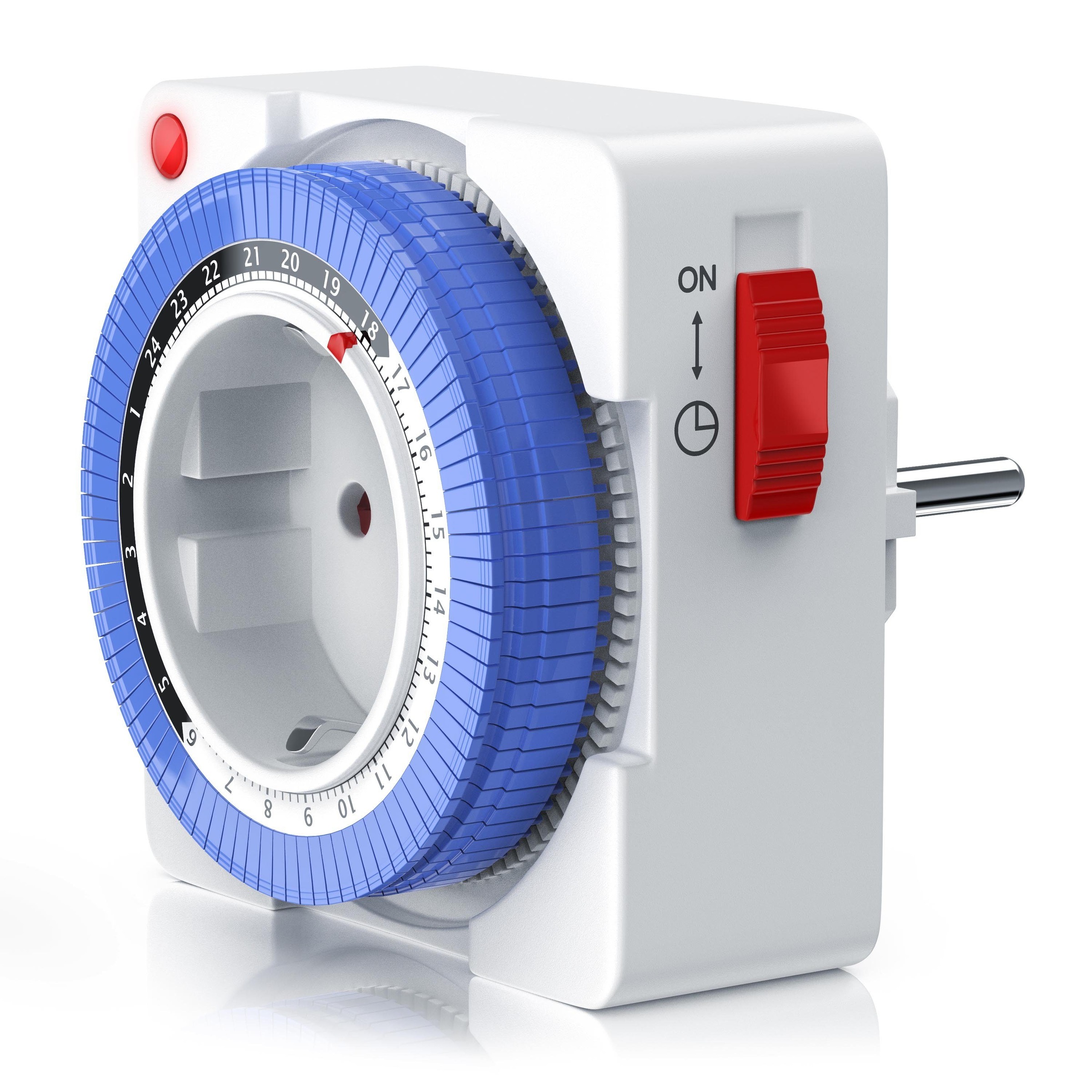 BEARWARE 24h kompakte mechanische Zeitschaltuhr