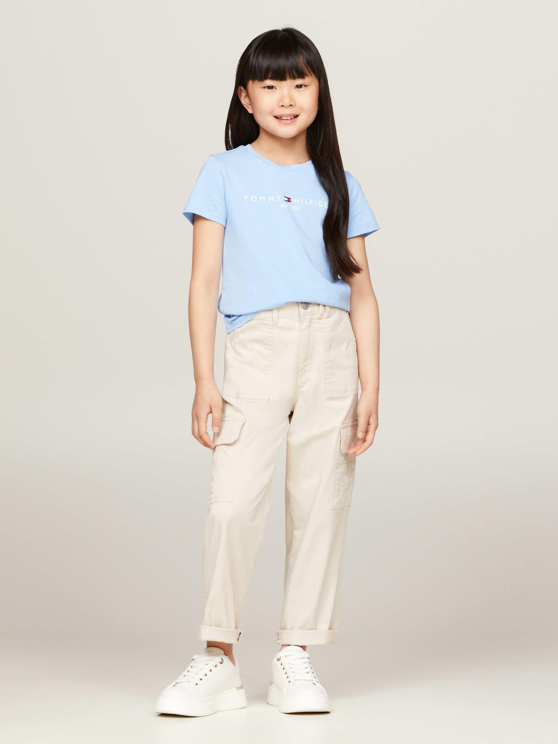 Tommy Hilfiger Kurzarmshirt »ESSENTIAL TEE S/S«, (1 tlg.), mit Tommy Hilfiger Logoschriftzug