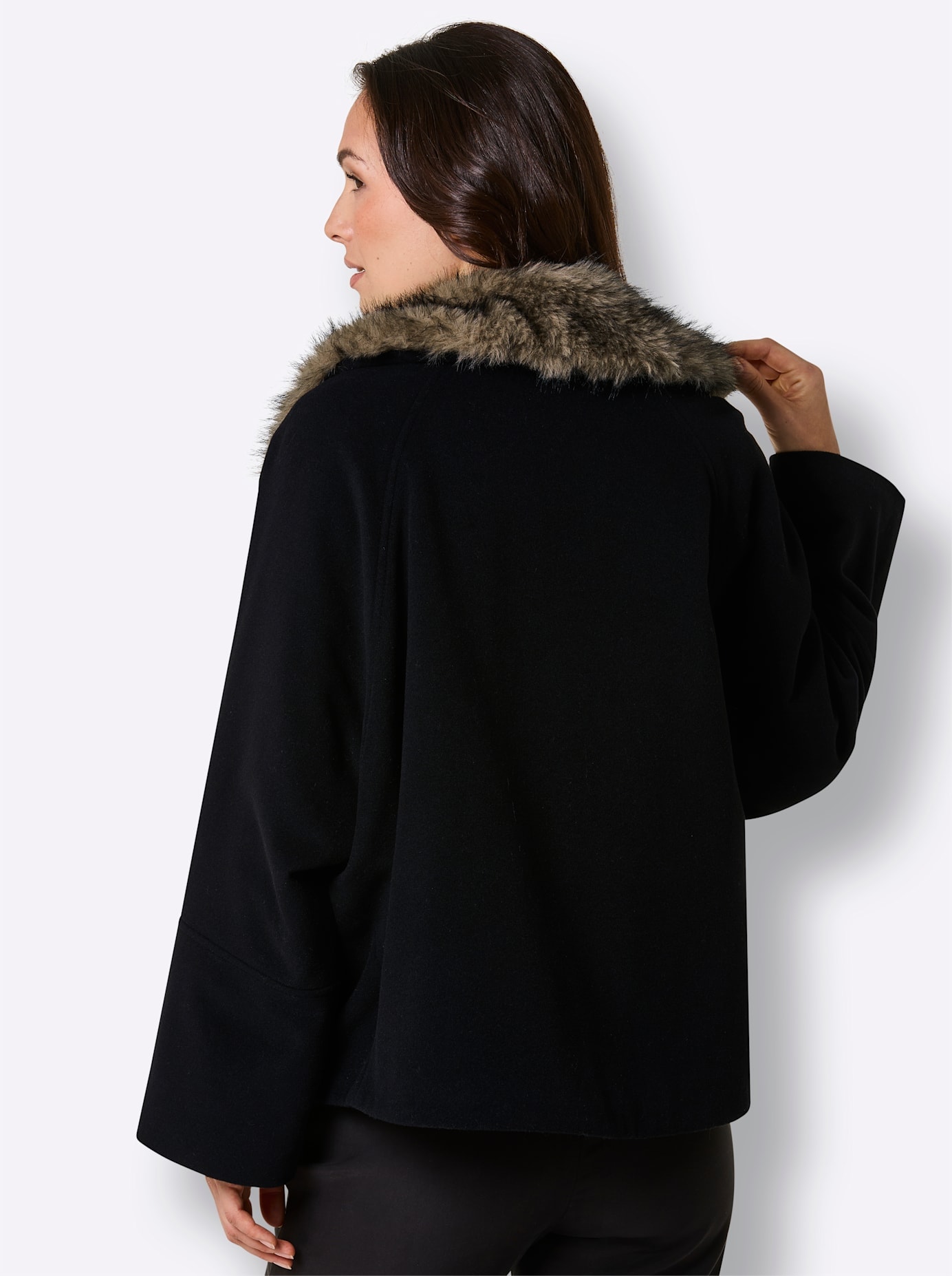 CREATION L PREMIUM Wolljacke ohne Kapuze