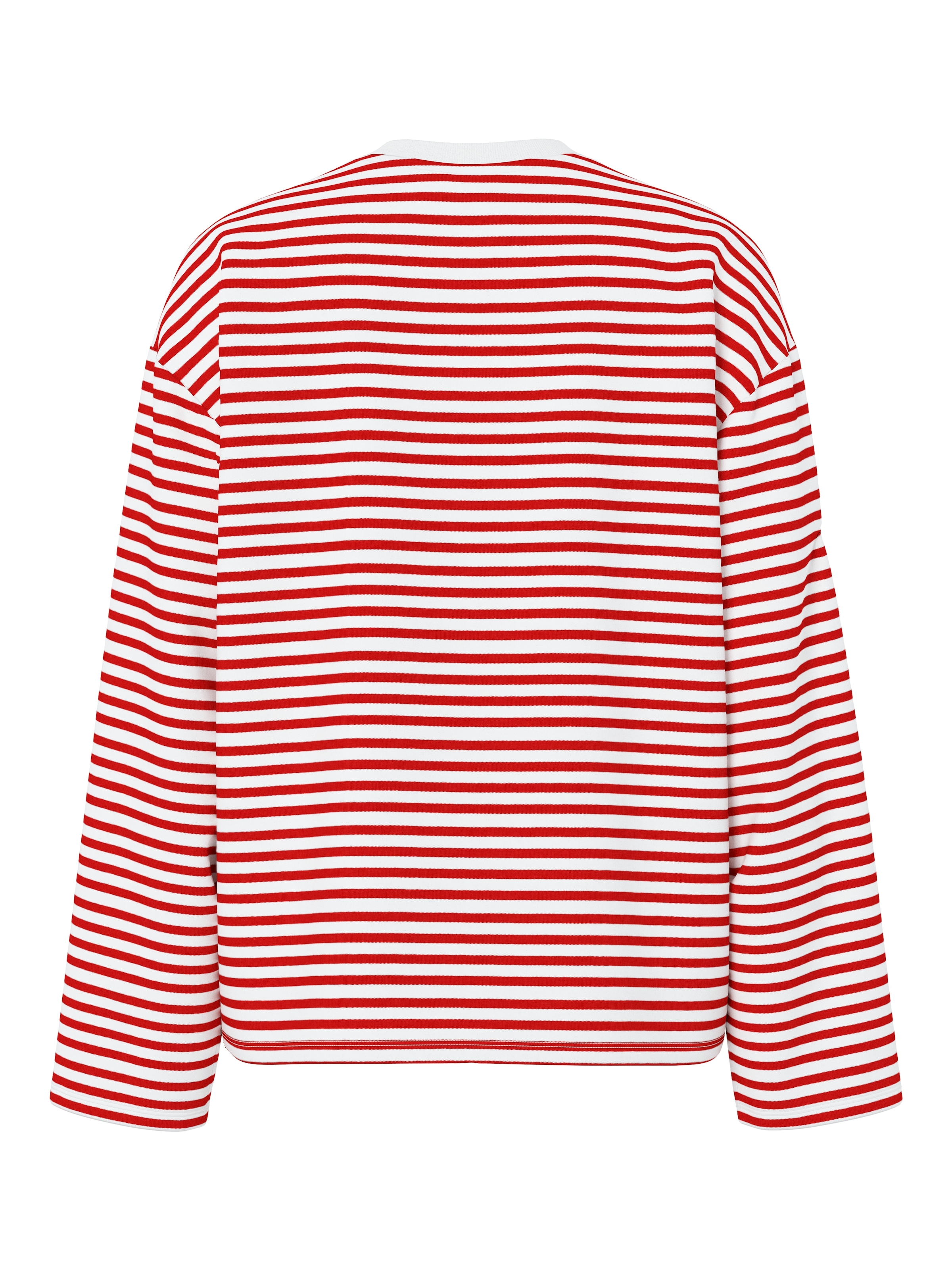 pieces Langarmshirt »PCSADIE LS TOP JRS NOOS« Baumwollmischung, oversize