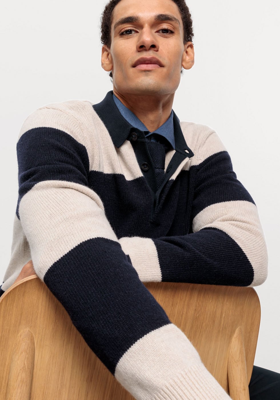 OLYMP Polokragenpullover »OLYMP Strick Casual«