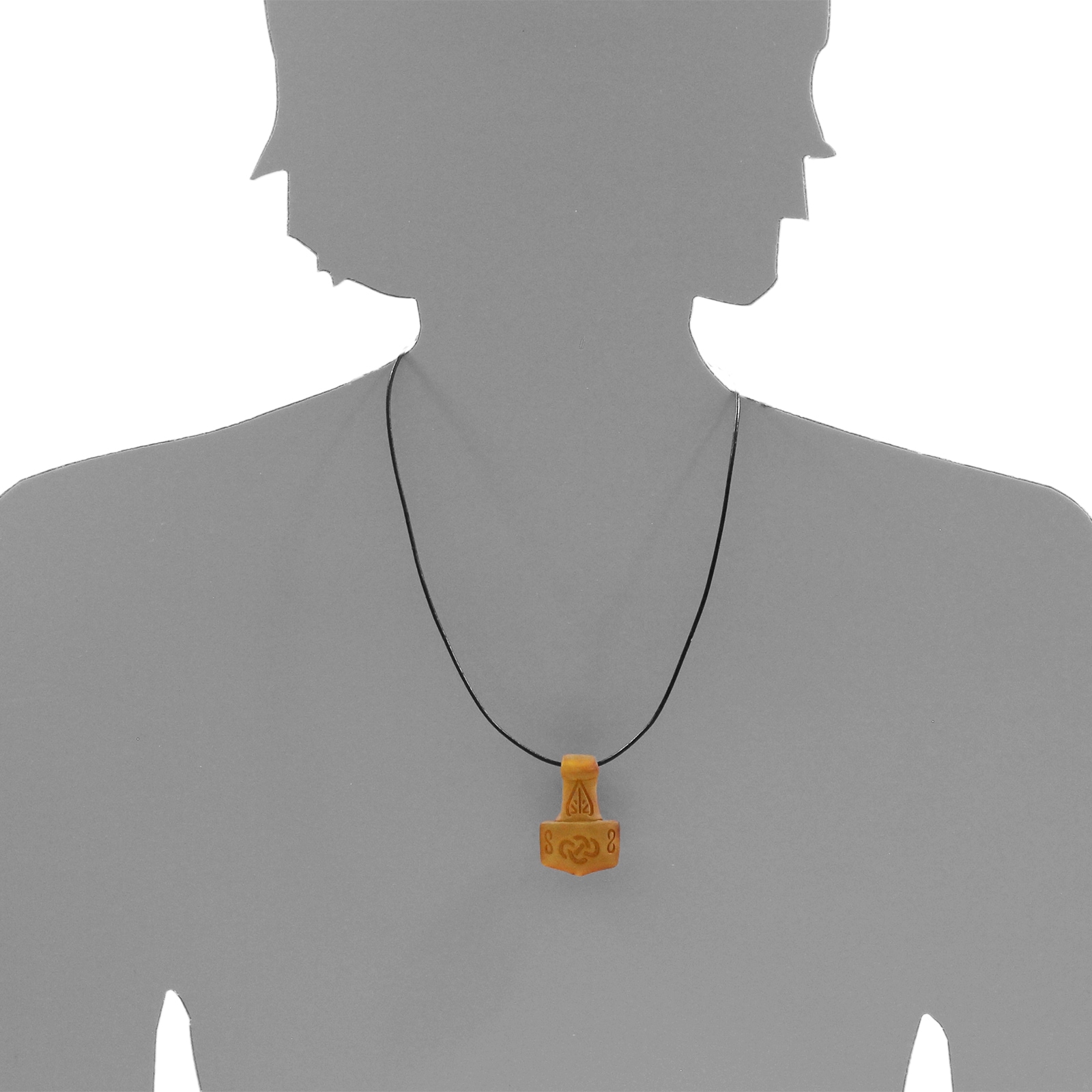 OSTSEE-SCHMUCK Kettenanhänger »- Thorhammer - Bernstein -,«