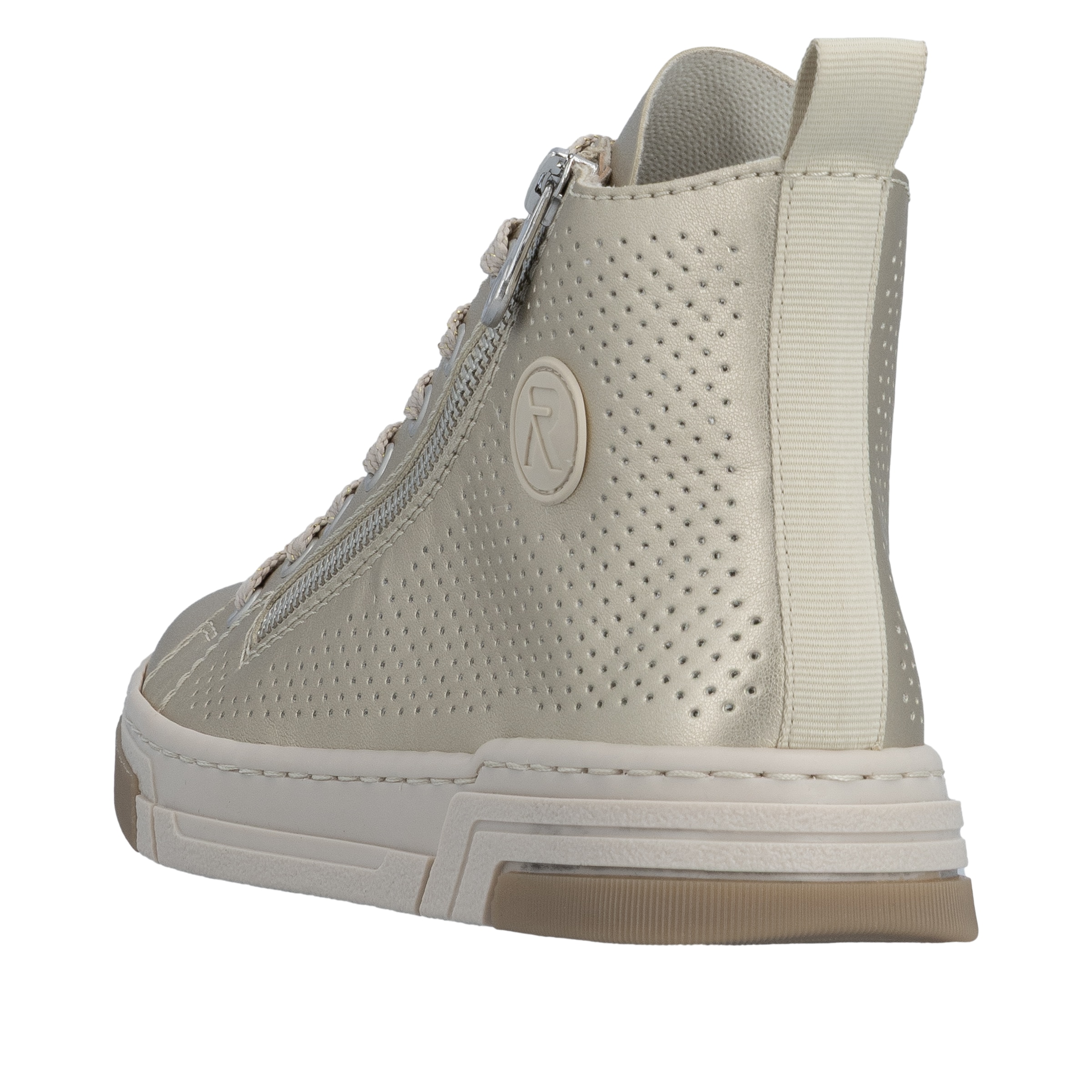 Rieker Sneaker  High Top-Sneaker, Freizeitschuh, Schnürschuh mit Plateausohle