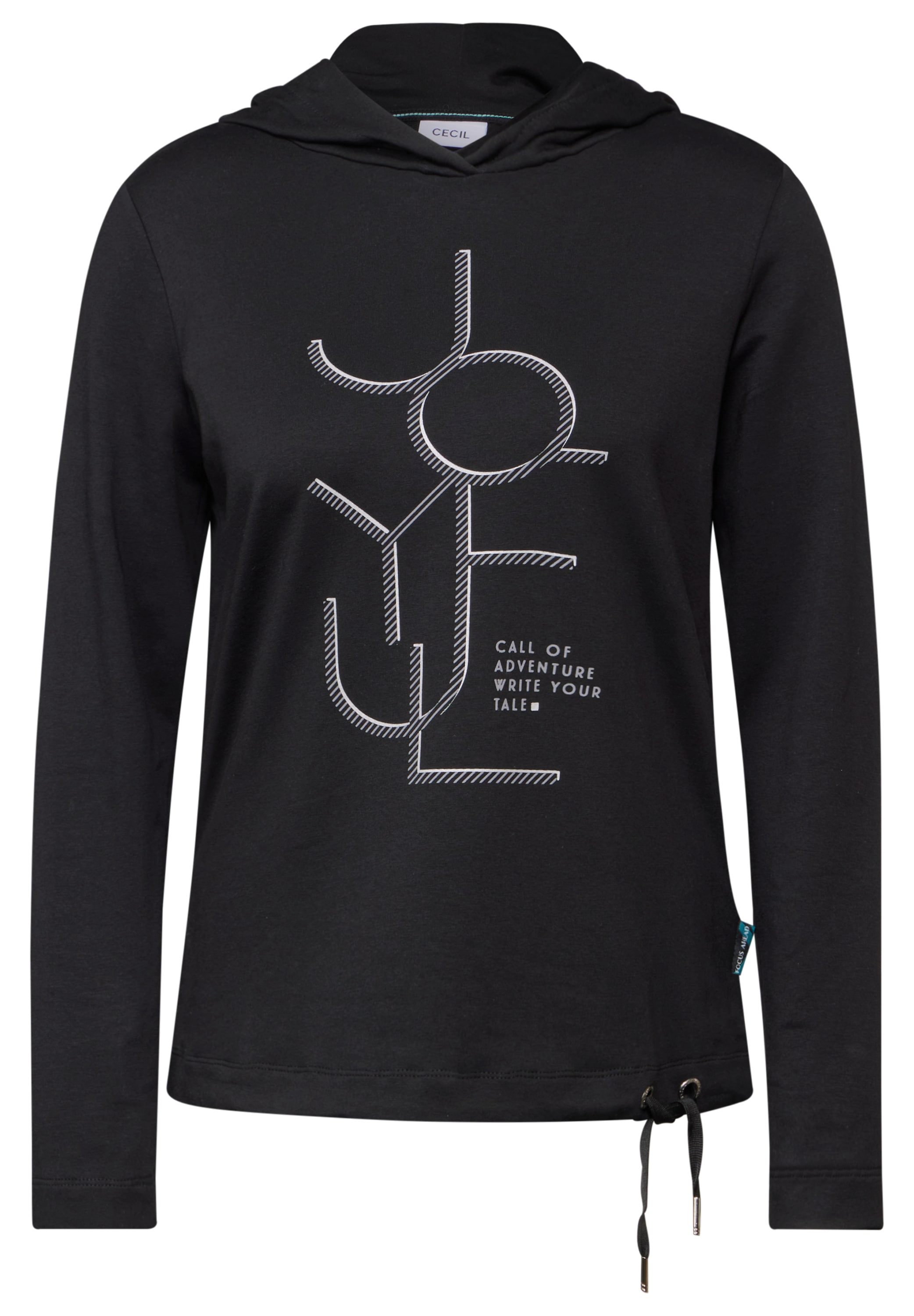 Cecil Langarmshirt, mit Frontprint