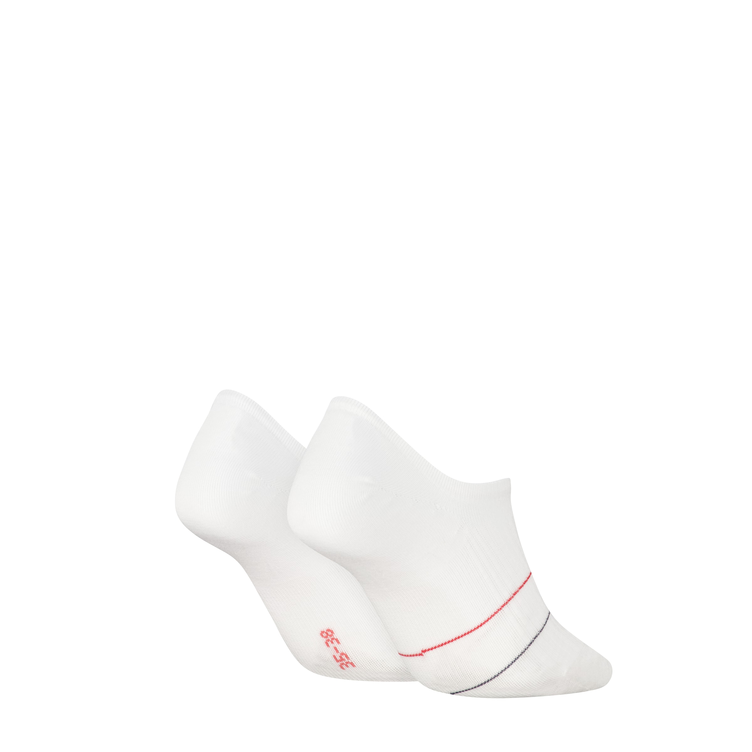 Tommy Hilfiger Füßlinge »TH WOMEN FOOTIE HC 2P RIB STRIPE« 2 Paar, 