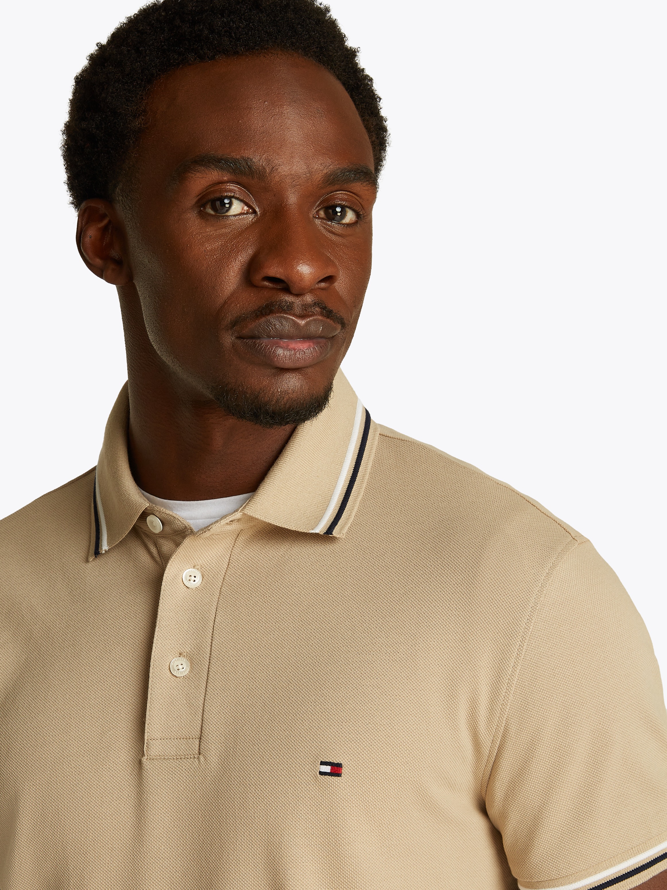 Tommy Hilfiger Poloshirt »TOMMY TIPPED SLIM POLO«