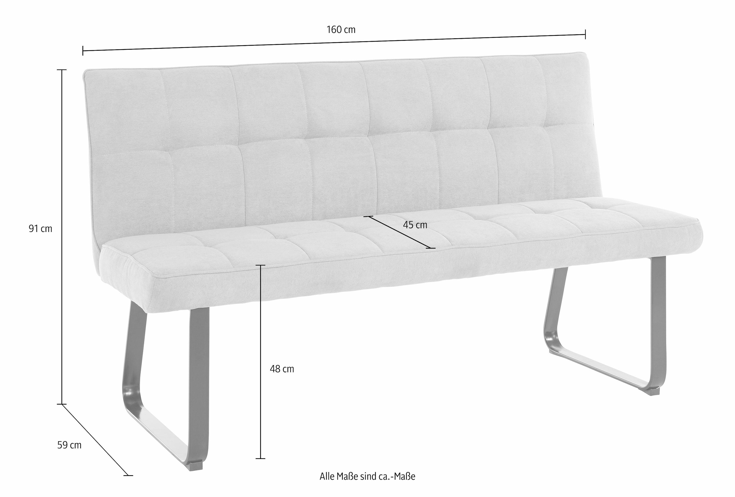 Homexperts Polsterbank »Tilda«, Breite 140 oder 160 cm OTTO Online Shop | Polsterbänke