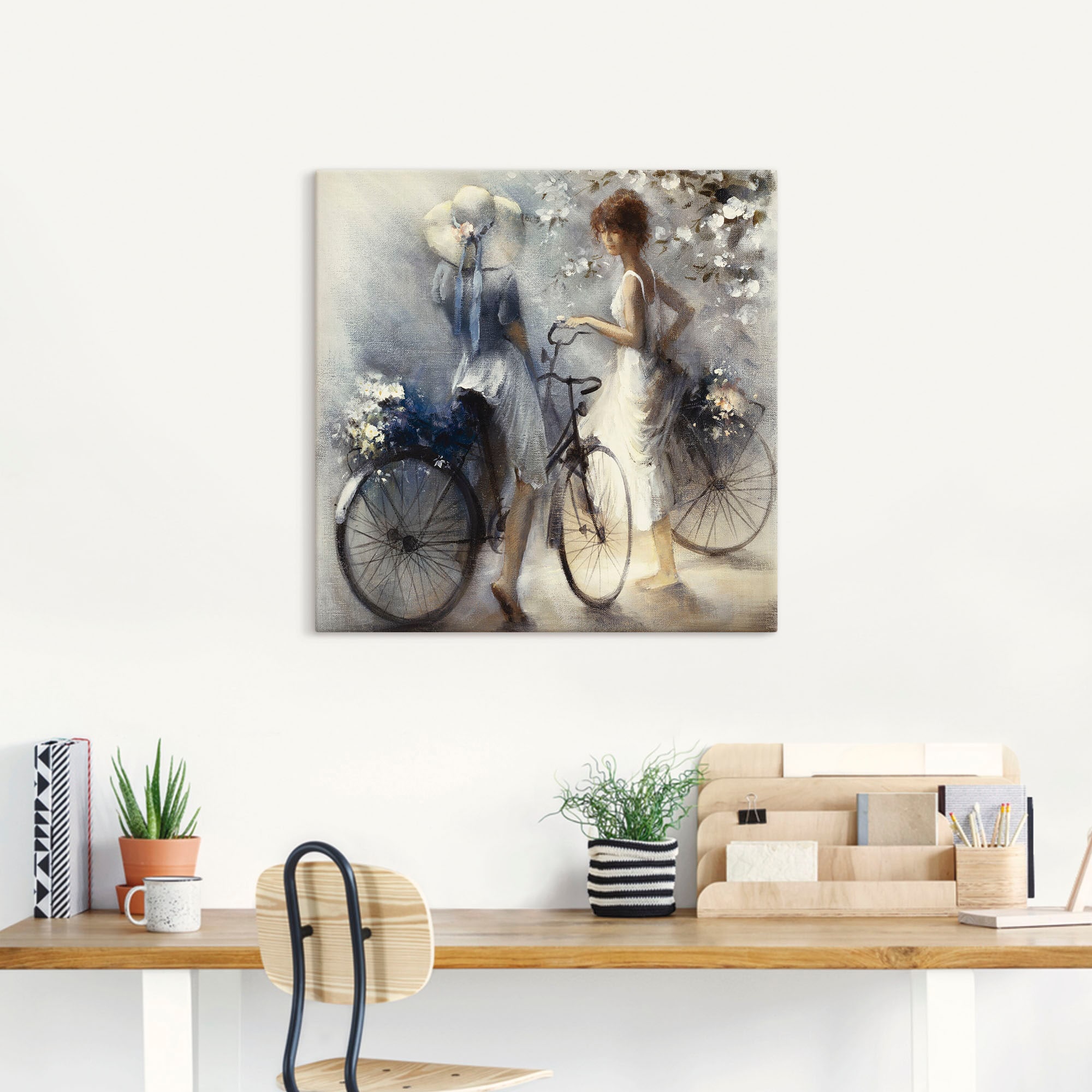 Artland Wandbild »Frühling III«, Frau, (1 St.), als Leinwandbild, Poster, Wandaufkleber in verschied. Größen