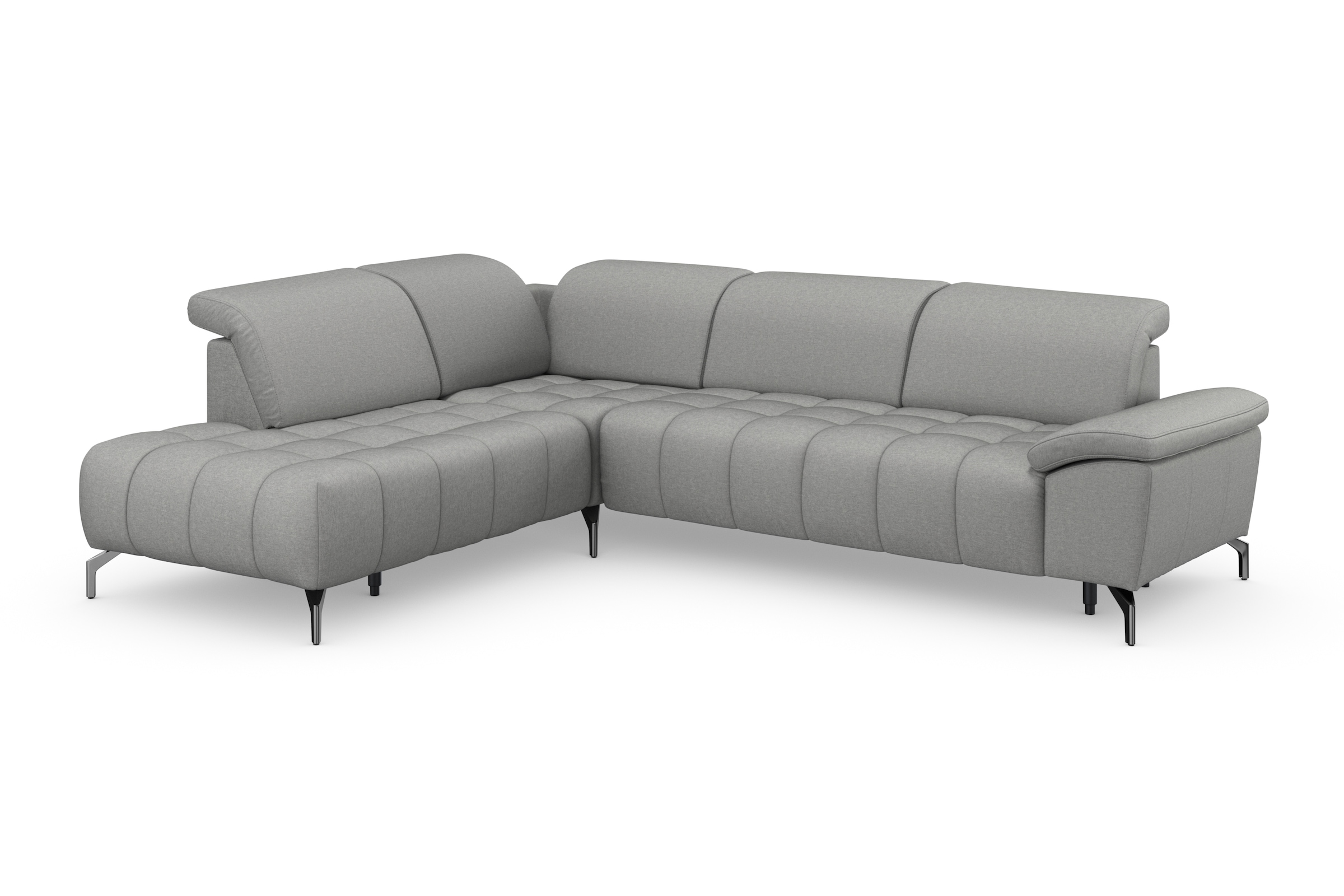 sit&more Ecksofa »Cool L-Form«, wahlweise mit Kopfteilverstellung und Vorziehsitz motorisch