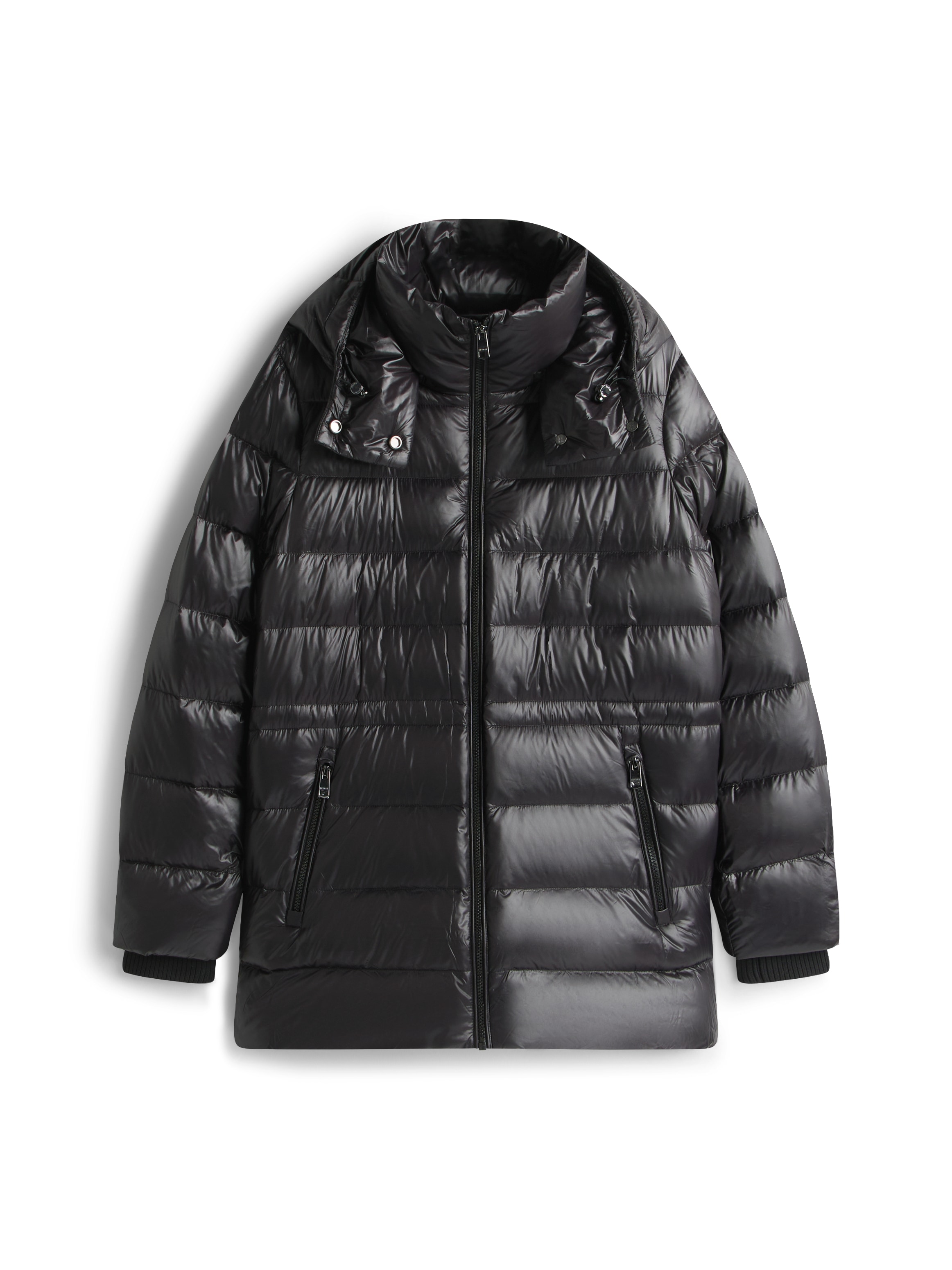 Tommy Hilfiger Steppmantel »GLOSS HW DOWN WAIST REG COAT« in leicht glänzender Optik