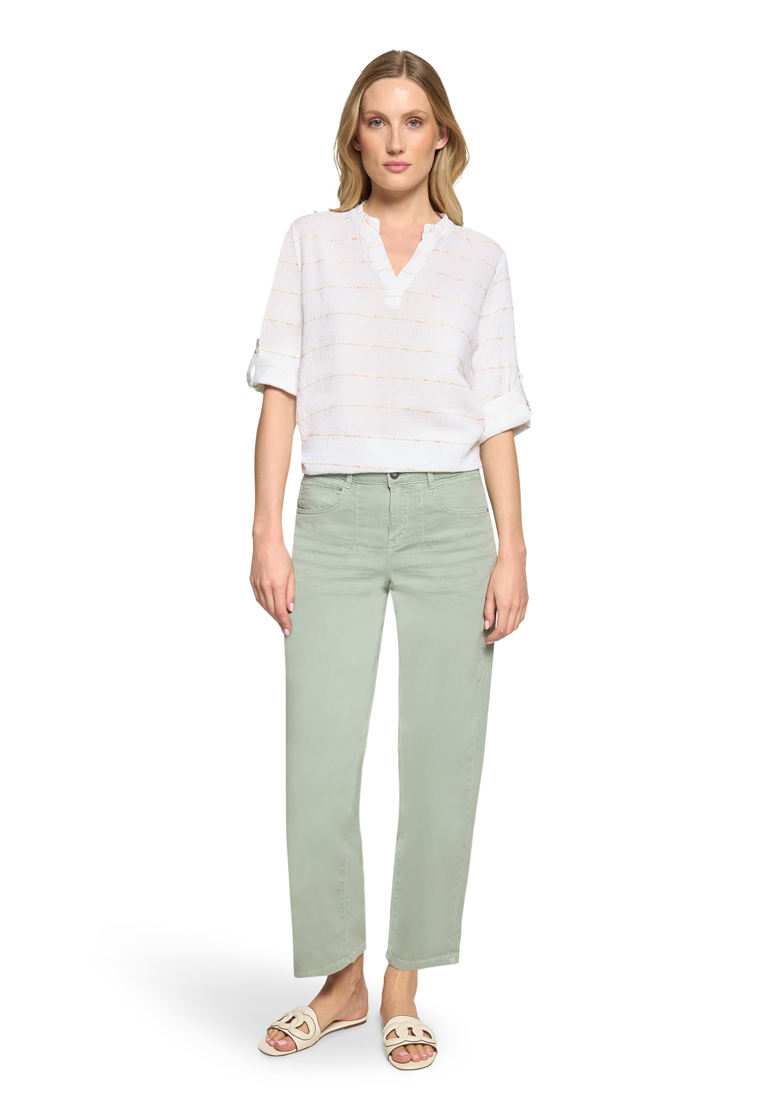 Cartoon Klassische Bluse »Casual-Bluse mit Lurexfaden«